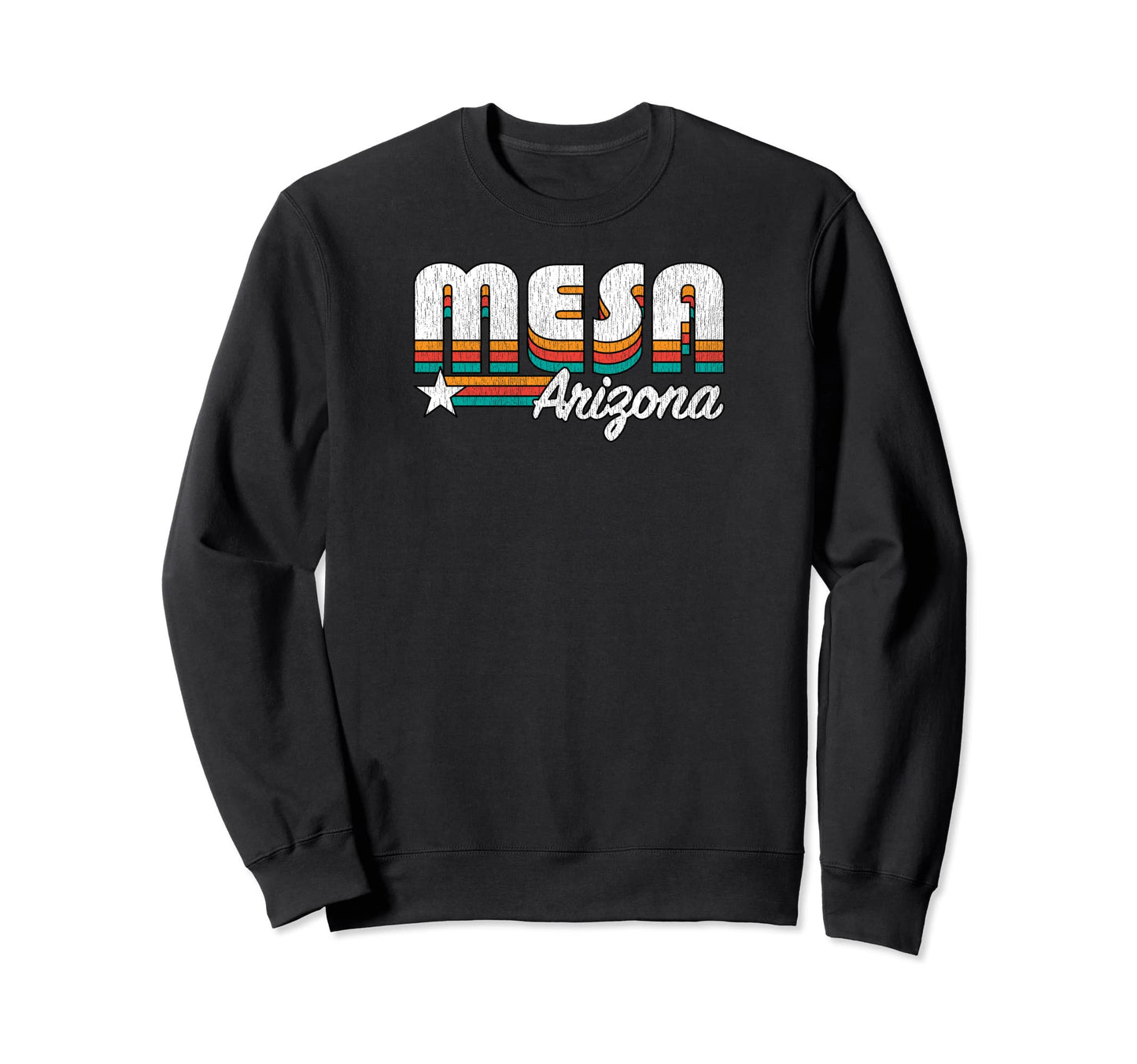 Mesa Az Rainbow Colors Sweatshirt - Streetwear Style for Adults - T-Shirt, Sweatshirt, Hoodie