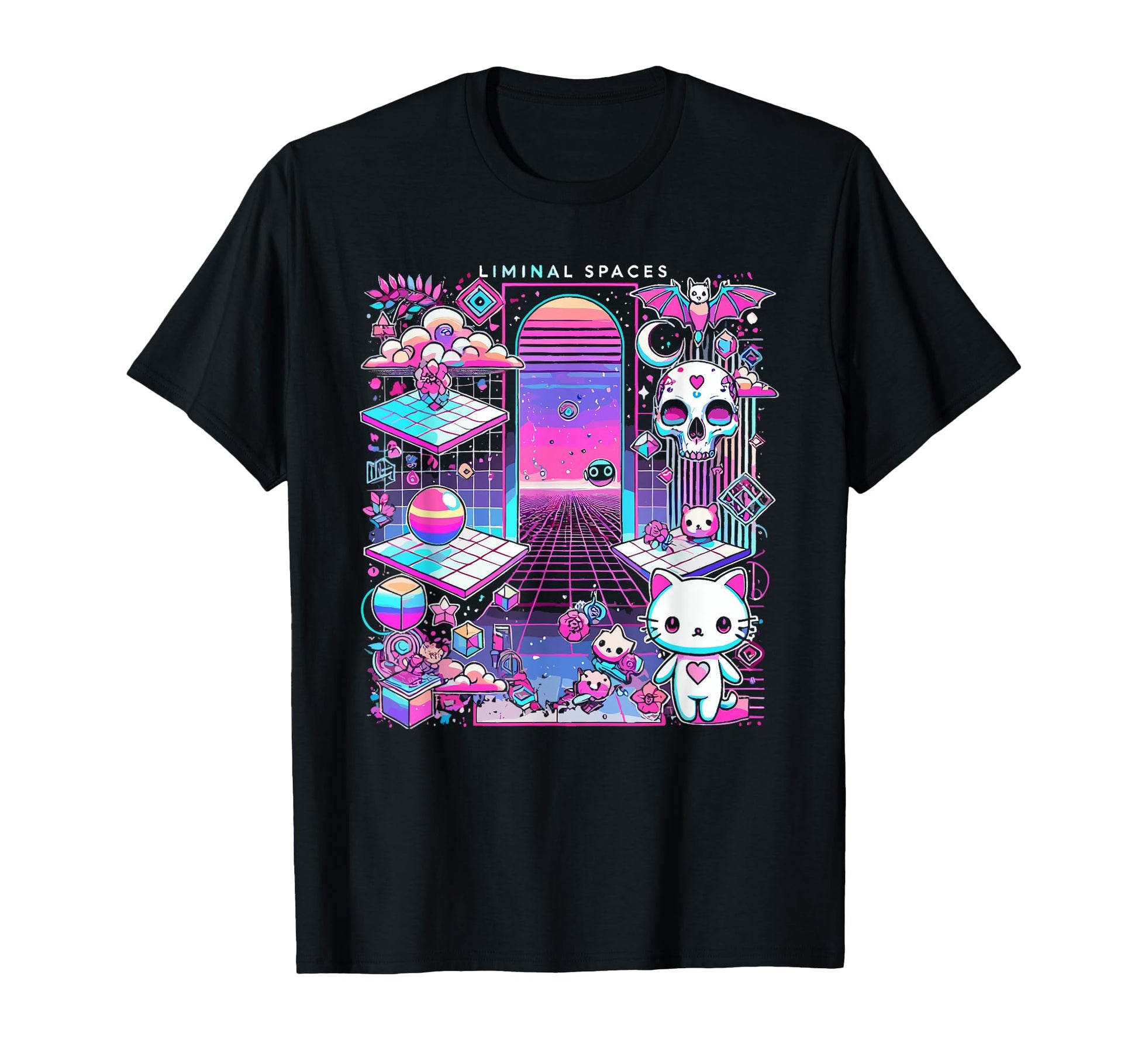 Liminal Aesthetic Vaporwave Japanese T-Shirt - Custom Art Print for Adults - T-Shirt, Sweatshirt, Hoodie