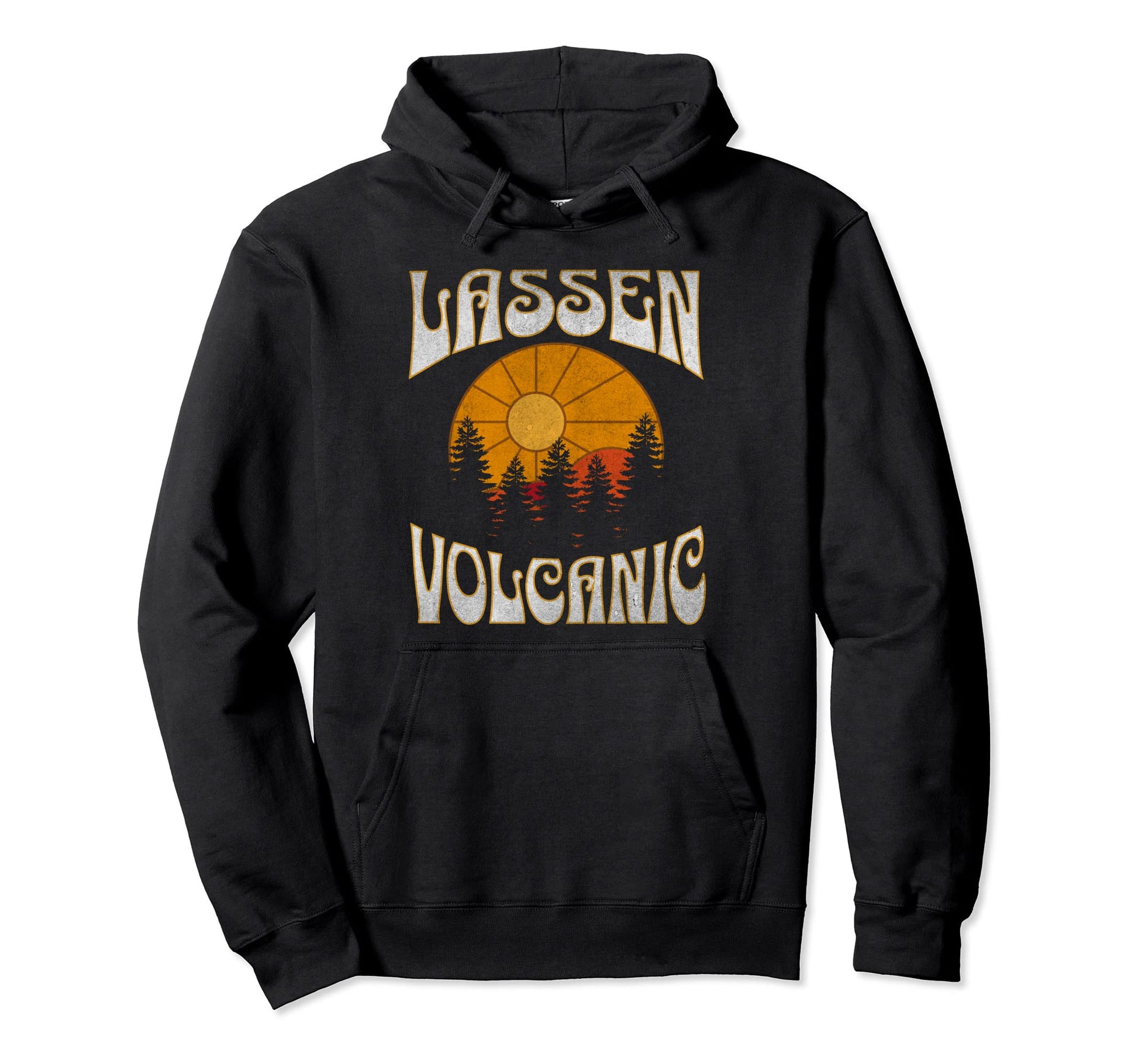 Lassen Volcanic California Nature Hoodie - Streetwear Style Men Women - T-Shirt, Sweatshirt, Hoodie