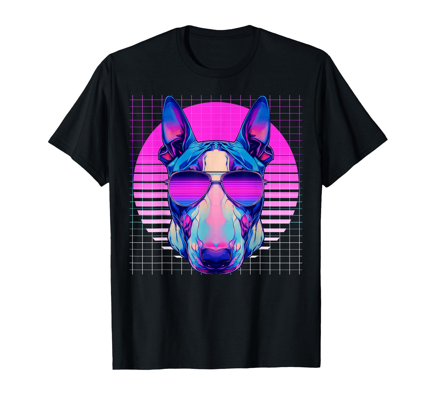 Bull Terrier Sunglasses Dog T-Shirt - Casual Everyday Wear for Adults - T-Shirt, Sweatshirt, Hoodie