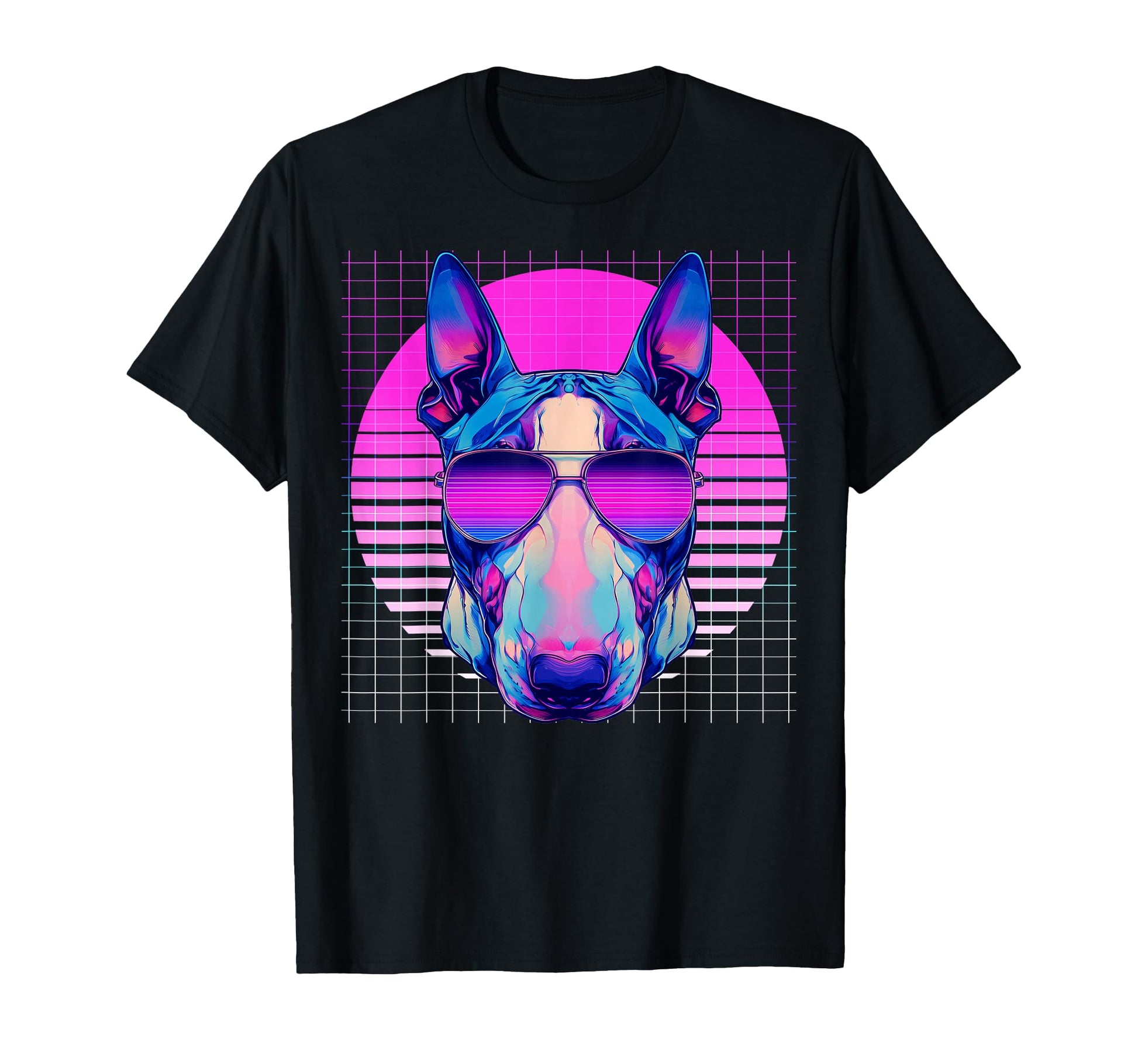 Bull Terrier Sunglasses Dog T-Shirt - Casual Everyday Wear for Adults - T-Shirt, Sweatshirt, Hoodie