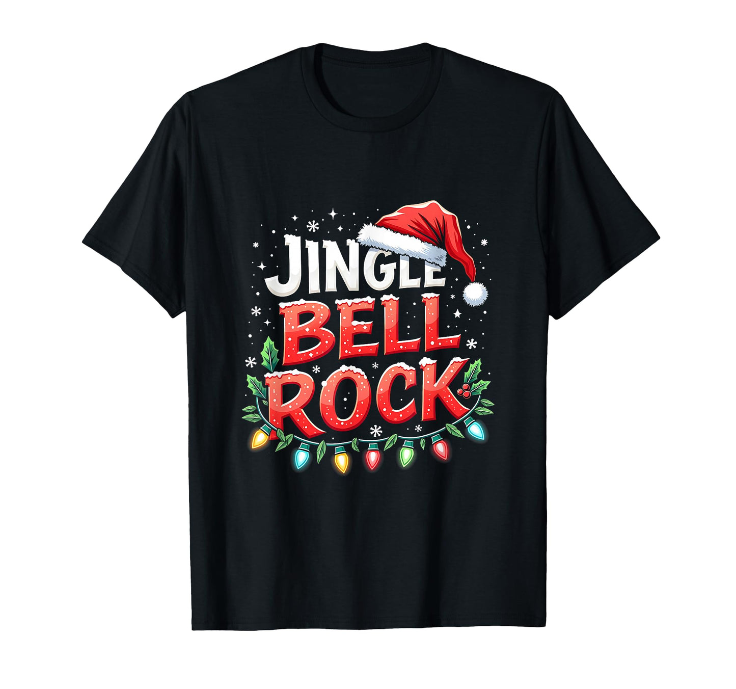 Santa Jingle Bell Rock Music Lovers T-Shirt - Aesthetic Graphic Unisex - T-Shirt, Sweatshirt, Hoodie