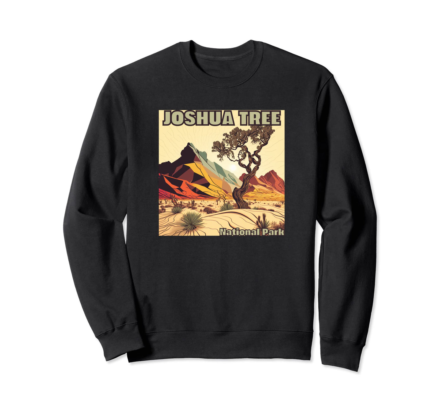 Joshua Tree National Park Desert Sweatshirt - Aesthetic Graphic Unisex - T-Shirt, Sweatshirt, Hoodie