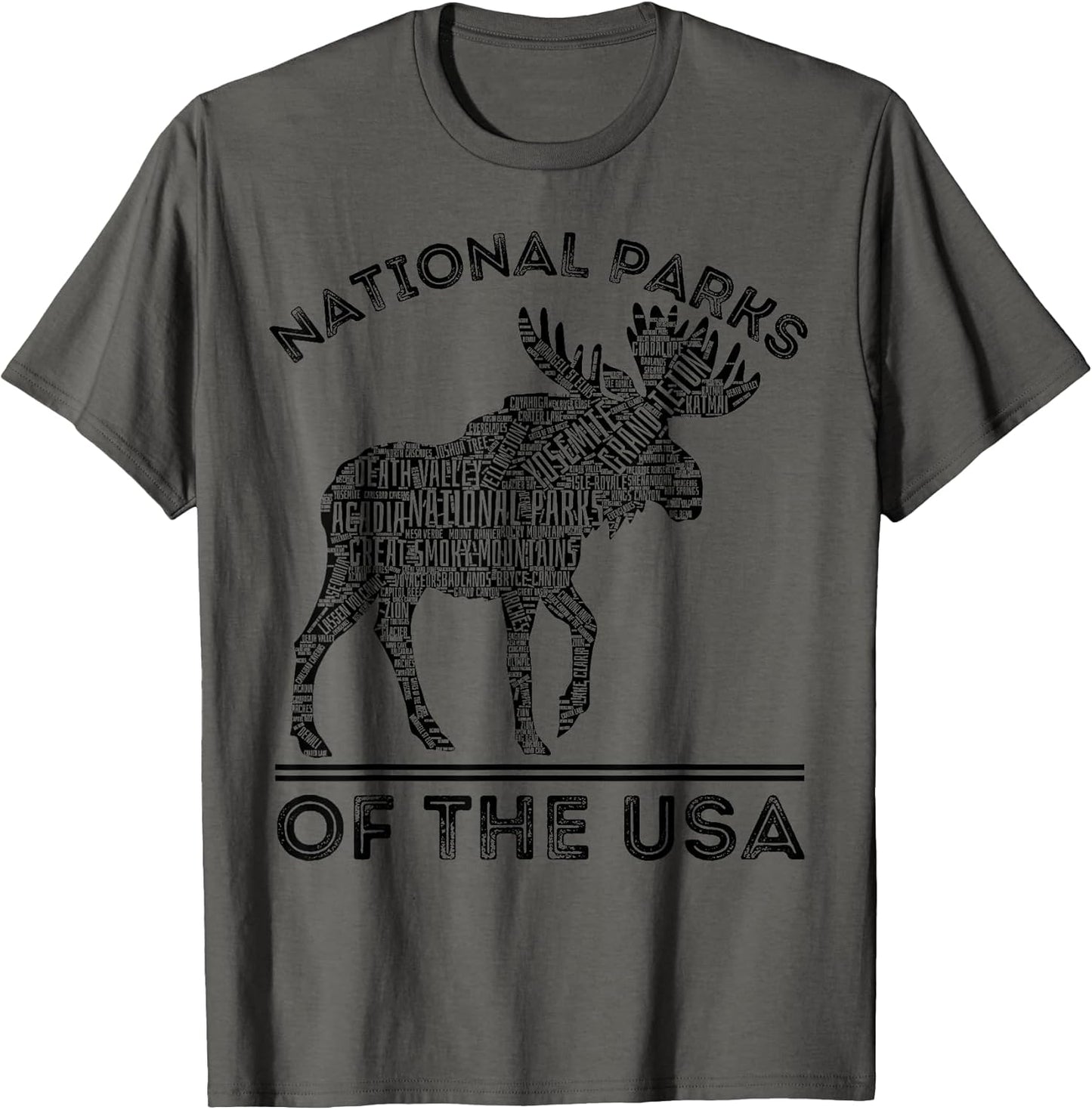 National Parks Travel USA Outdoor Hiking Vintage - Adult & Kids T-Shirts, Sweatshirts & Hoodies apparel design preview 1