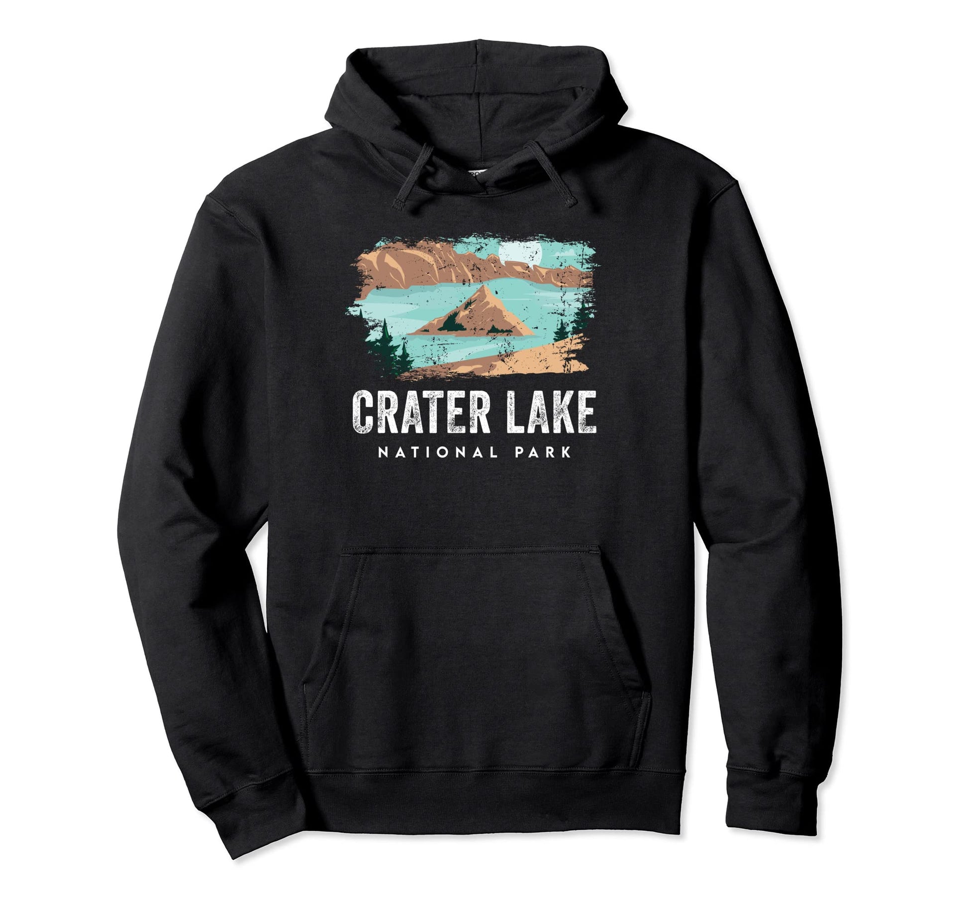 Crater Lake National Park Oregon Crater Hoodie - Trendy Graphic for Adults - T-Shirt, Sweatshirt, Hoodie