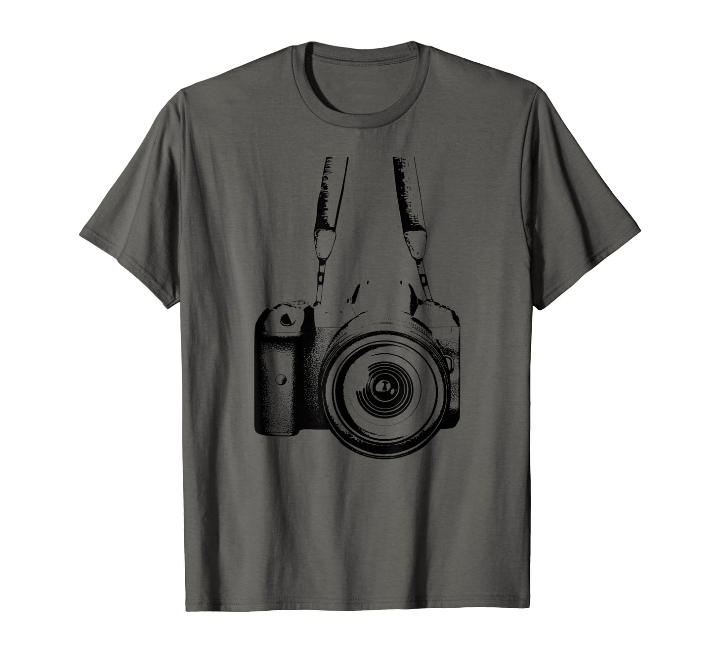 Fake Hanging Camera Tourist T-Shirt - Custom Art Print for Adults - T-Shirt, Sweatshirt, Hoodie
