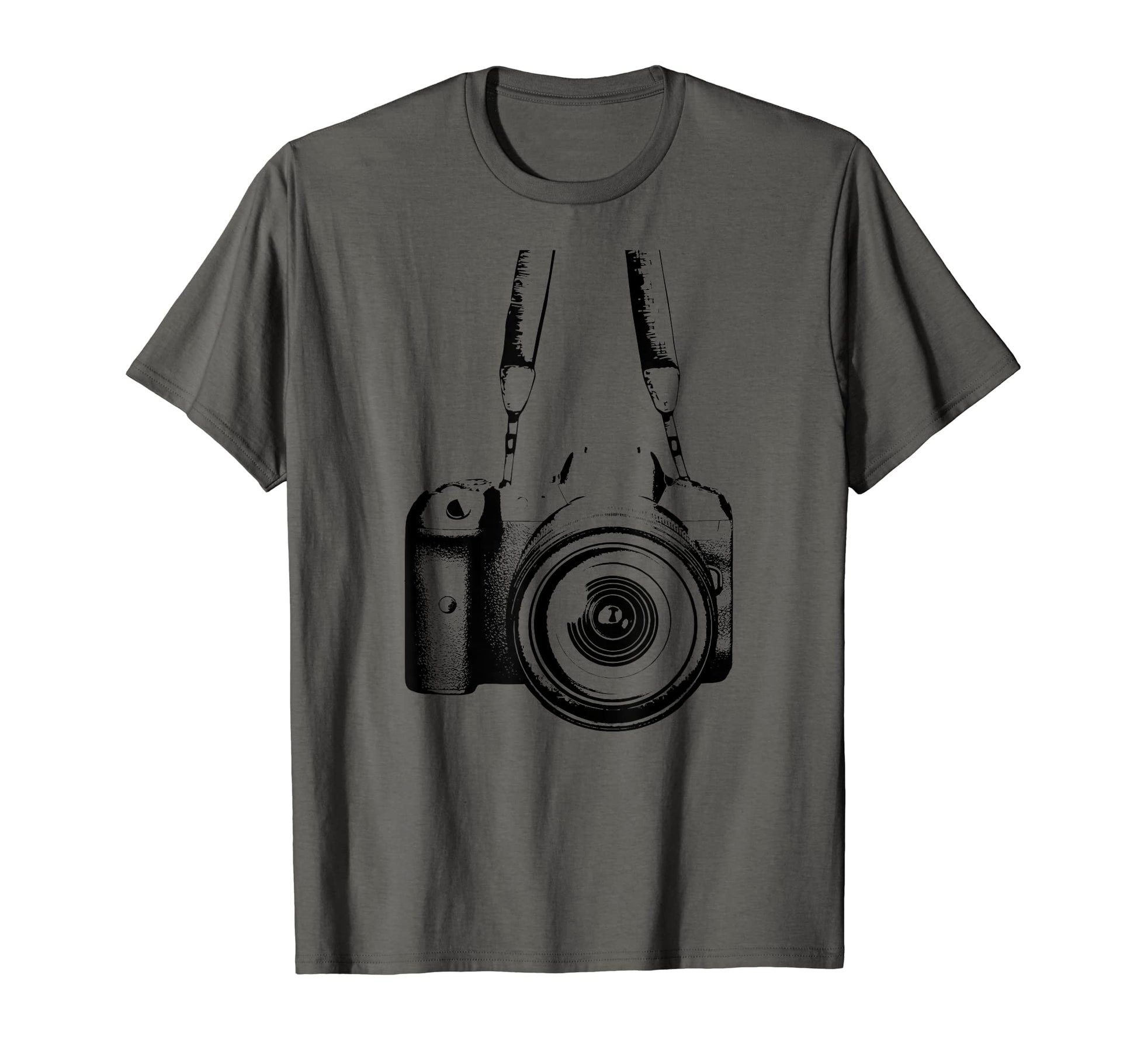 Fake Hanging Camera Tourist T-Shirt - Custom Art Print for Adults - T-Shirt, Sweatshirt, Hoodie