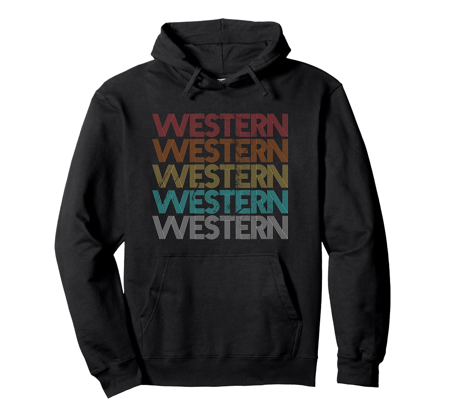 Western Hoodie - Custom Art Print for Adults - T-Shirt, Sweatshirt, Hoodie
