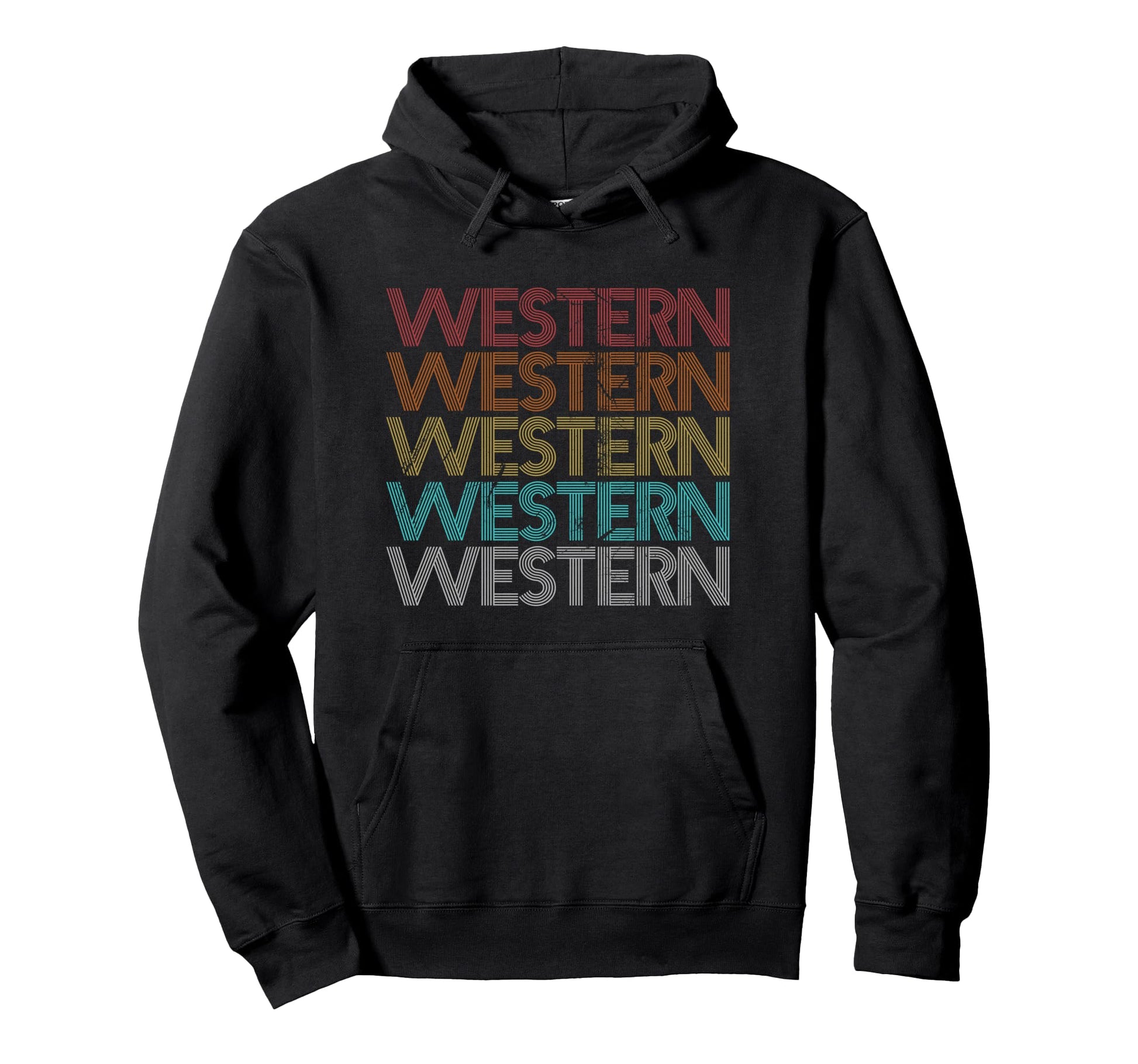 Western Hoodie - Custom Art Print for Adults - T-Shirt, Sweatshirt, Hoodie