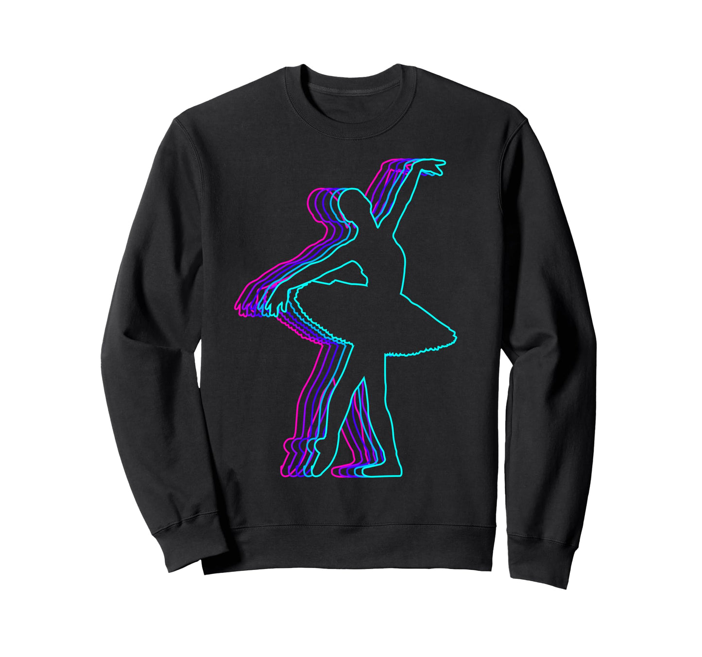 Ballet Dance Ballerina Dancer Sweatshirt - Aesthetic Graphic Men Women - T-Shirt, Sweatshirt, Hoodie