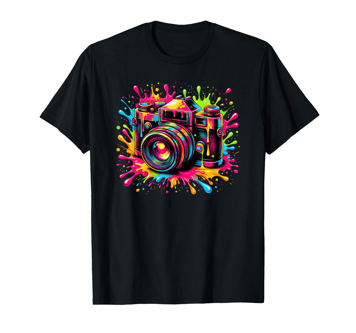Camera Photographer Photography T-Shirt - Custom Art Print Men Women - T-Shirt, Sweatshirt, Hoodie