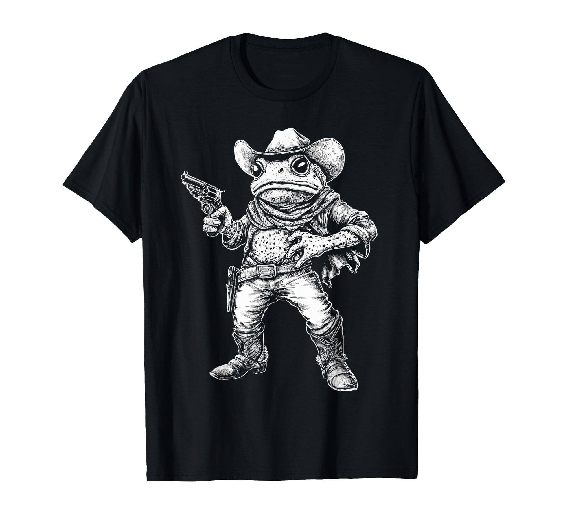 Spadefoot Toad Cowboy Western Country T-Shirt - Unique Graphic Unisex - T-Shirt, Sweatshirt, Hoodie