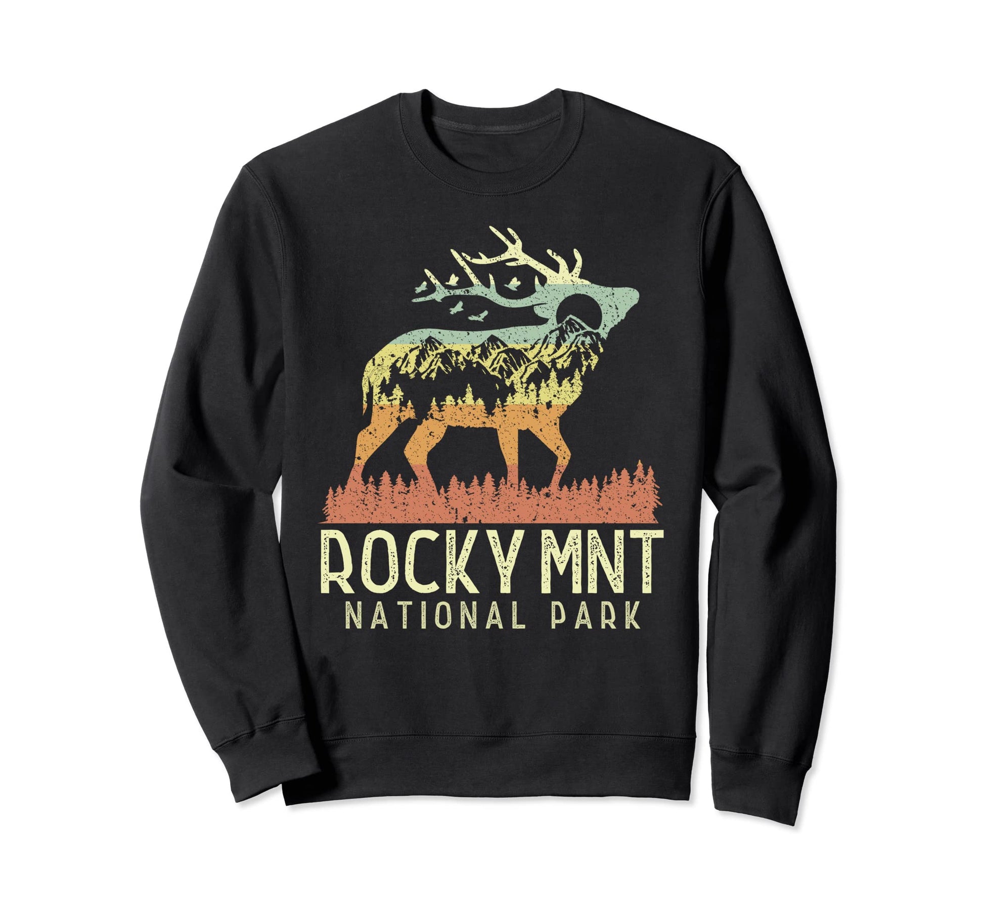 Rocky Mountain National Park Elk Sweatshirt - Novelty Apparel Unisex - T-Shirt, Sweatshirt, Hoodie
