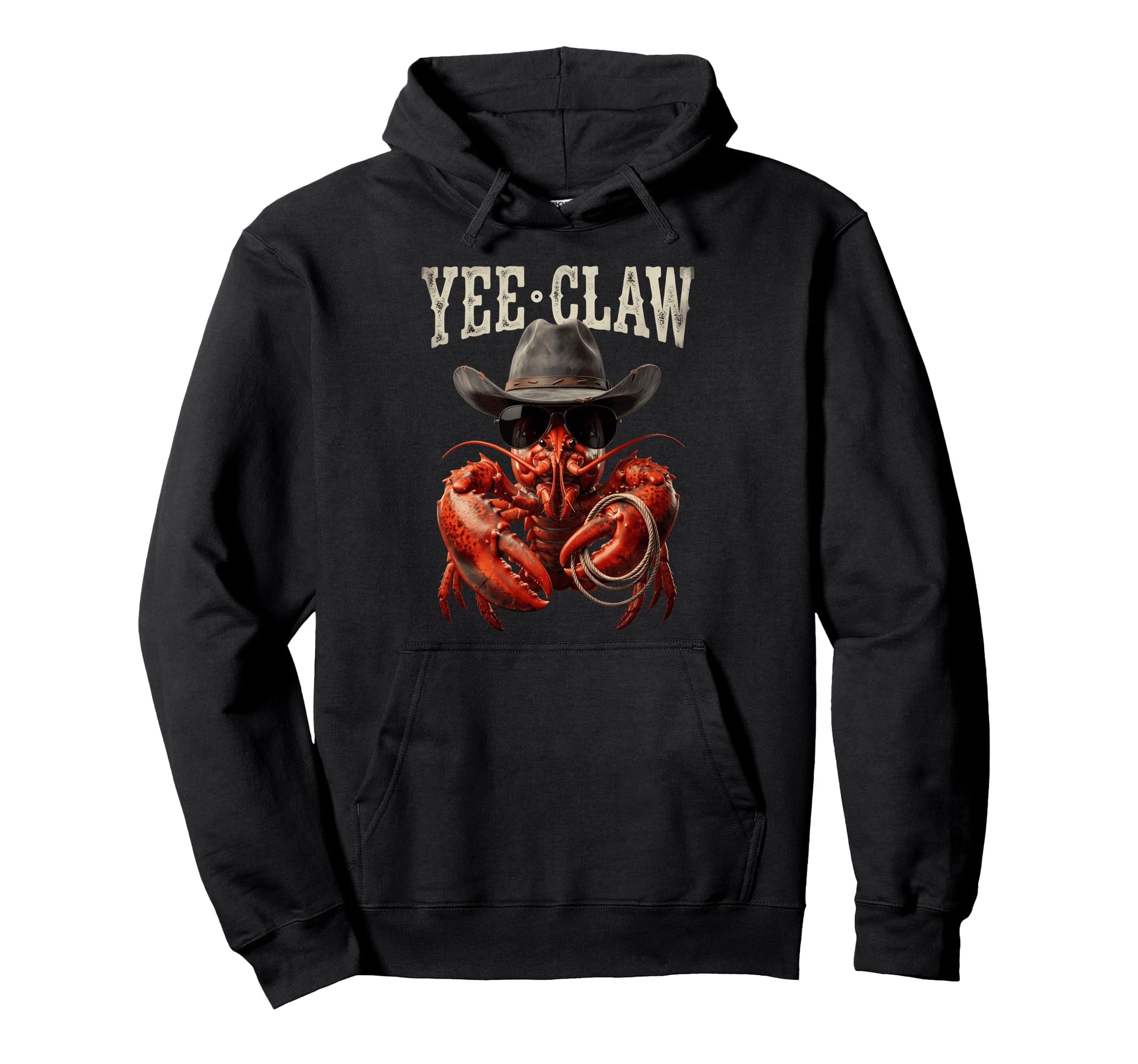 Yee Claw Western Country Cowboy Hoodie - Aesthetic Graphic Men Women - T-Shirt, Sweatshirt, Hoodie