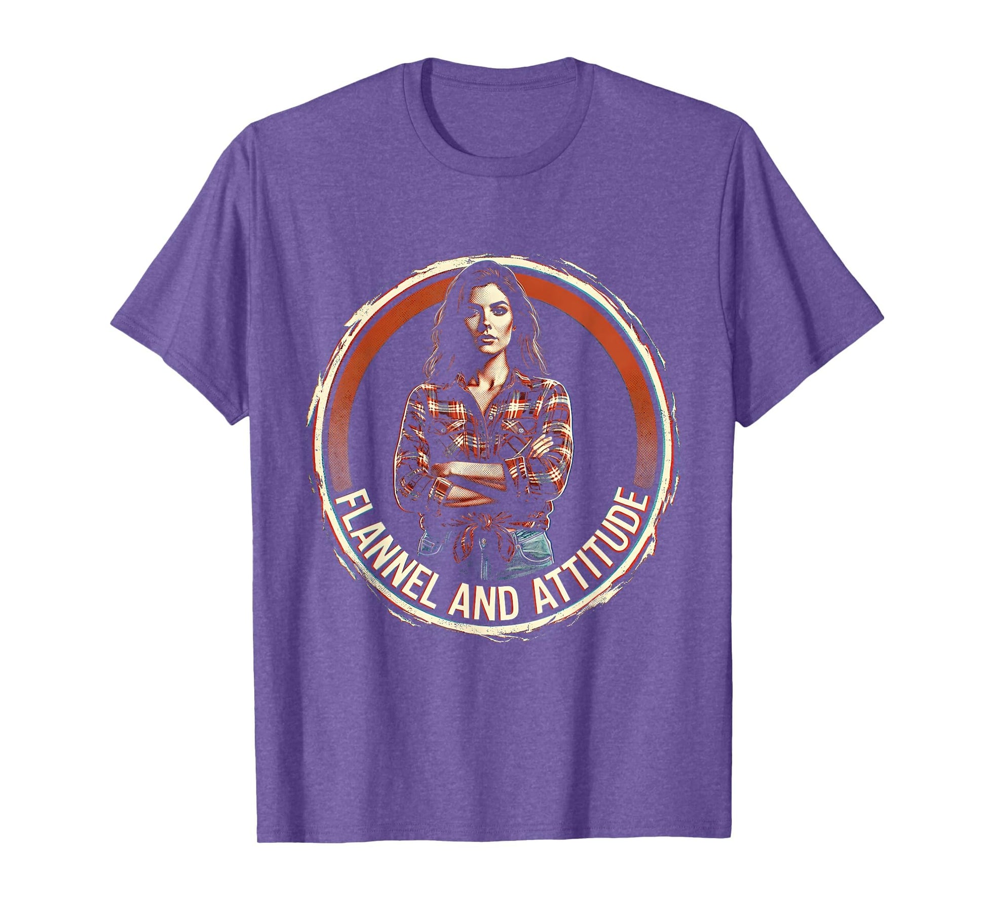 Flannel And Attitude 90S T-Shirt - Minimalist Print Men Women - T-Shirt, Sweatshirt, Hoodie