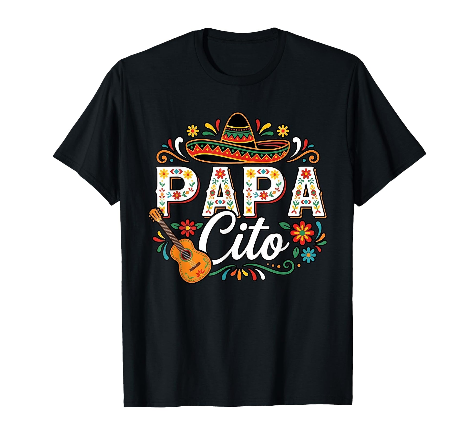 Cinco De Mayo Papacito Fiesta Flower T-Shirt - Unique Graphic for Adults - T-Shirt, Sweatshirt, Hoodie