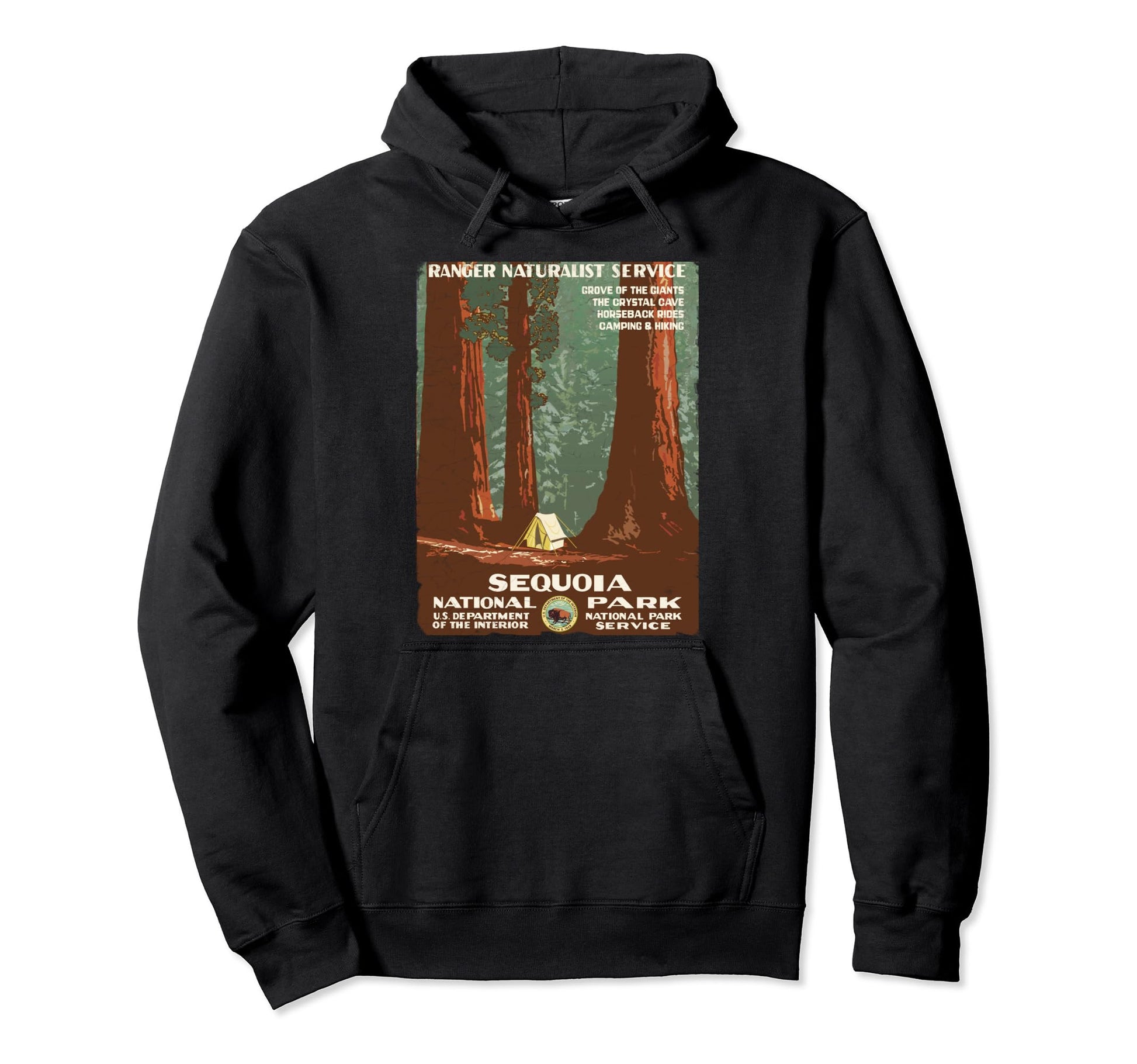 Sequoia National Park Hoodie - Unique Graphic Men Women - T-Shirt, Sweatshirt, Hoodie