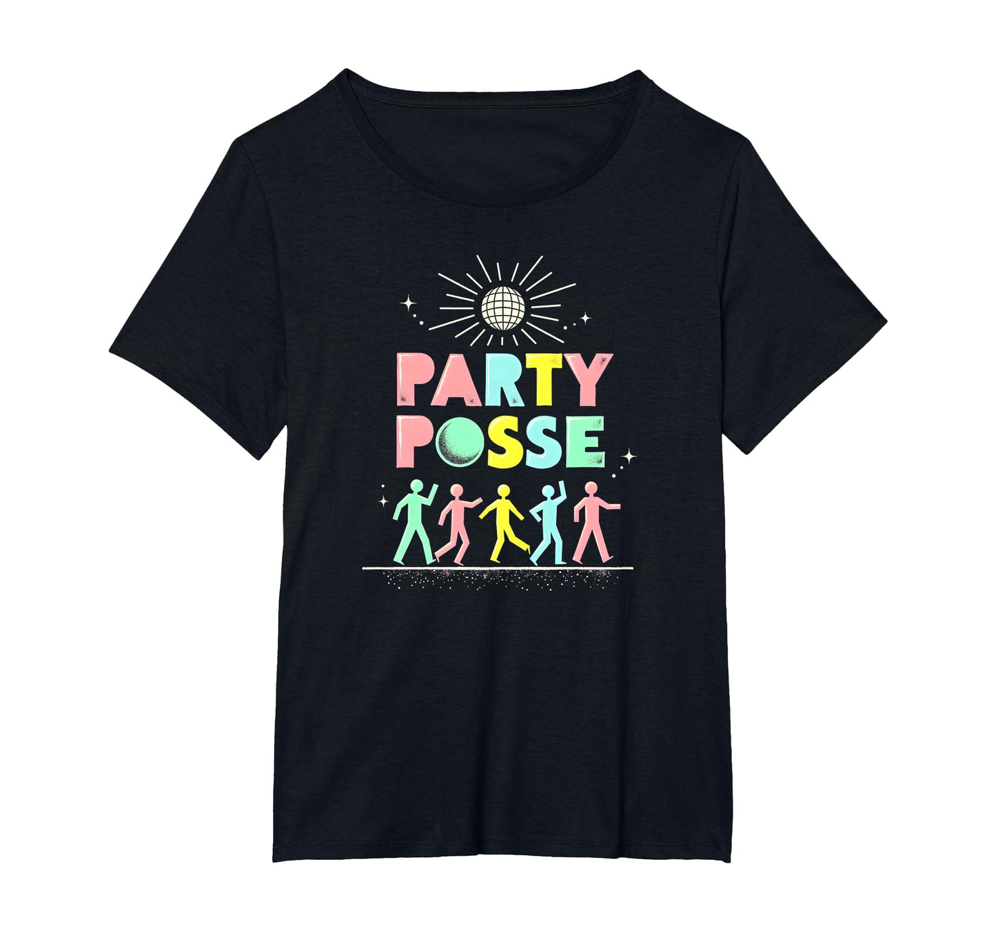 Party Posse Disco Fever Squad T-Shirt - Casual Everyday Wear for Adults - T-Shirt, Sweatshirt, Hoodie