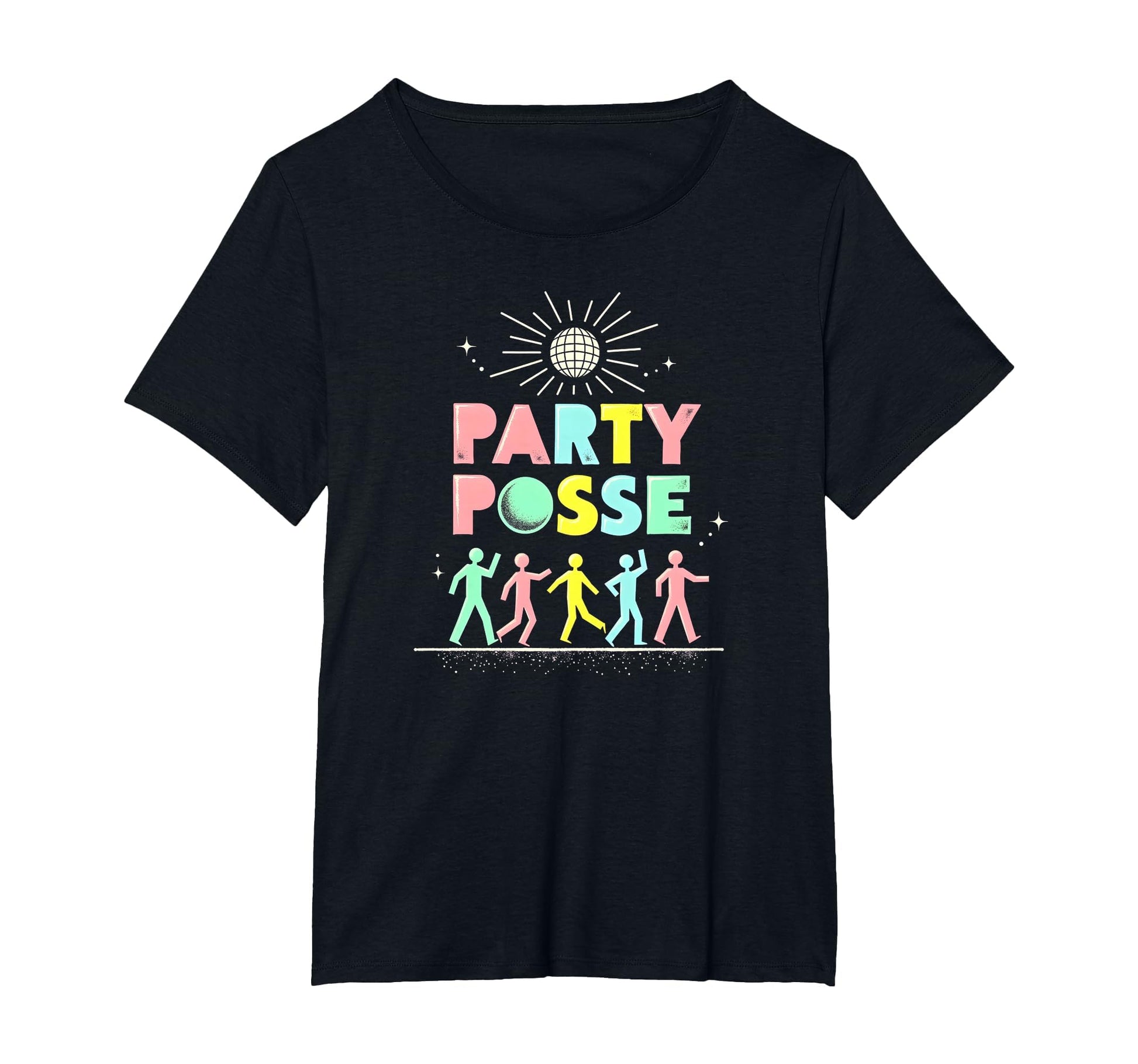 Party Posse Disco Fever Squad T-Shirt - Casual Everyday Wear for Adults - T-Shirt, Sweatshirt, Hoodie