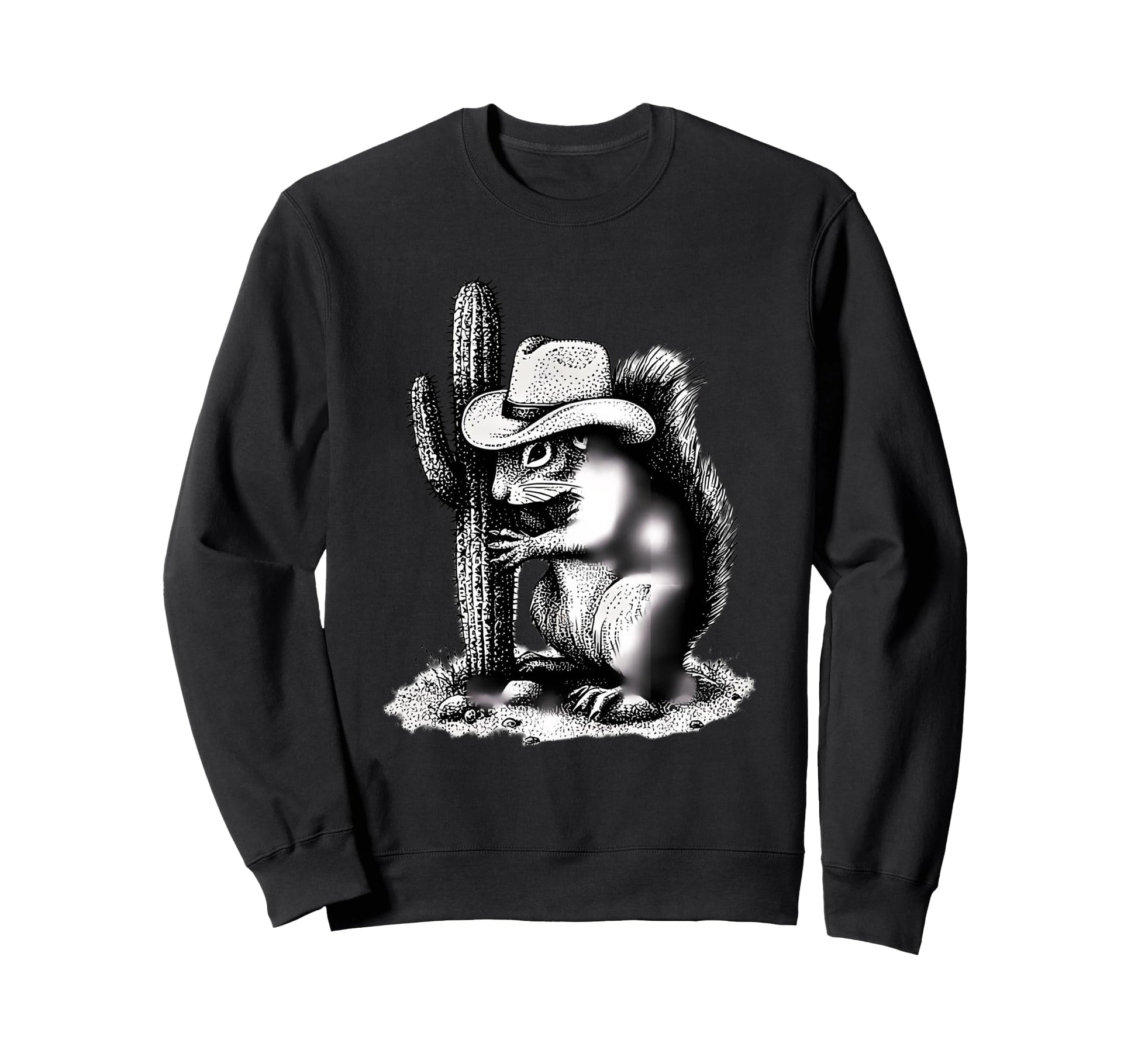 Country Cowboy Squirrel Rodeo Cowgirl Sweatshirt - Streetwear Style Unisex - T-Shirt, Sweatshirt, Hoodie