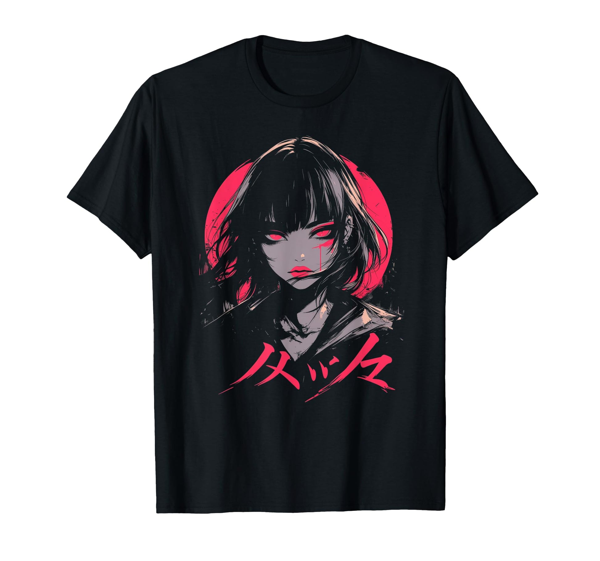 Goth Grunge Demon Anime Waifu Horror Alt T-Shirt - Trendy Graphic Unisex - T-Shirt, Sweatshirt, Hoodie