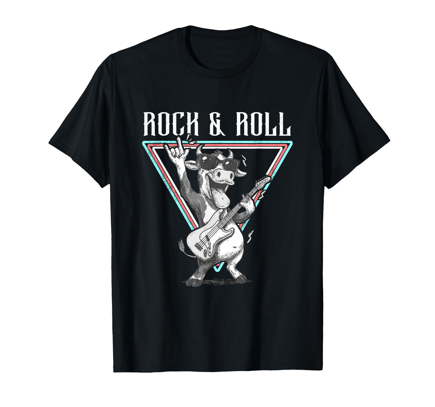 Rock Roll Hand Sign Music Guitar T-Shirt - Streetwear Style for Adults - T-Shirt, Sweatshirt, Hoodie