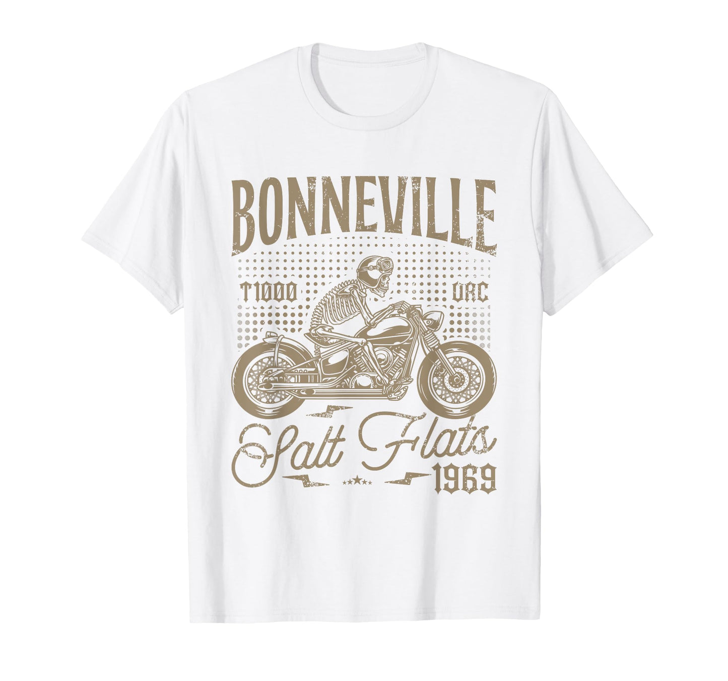 Bonneville Salt Flats Motorcycle T-Shirt - Fun Novelty Design for Adults - T-Shirt, Sweatshirt, Hoodie