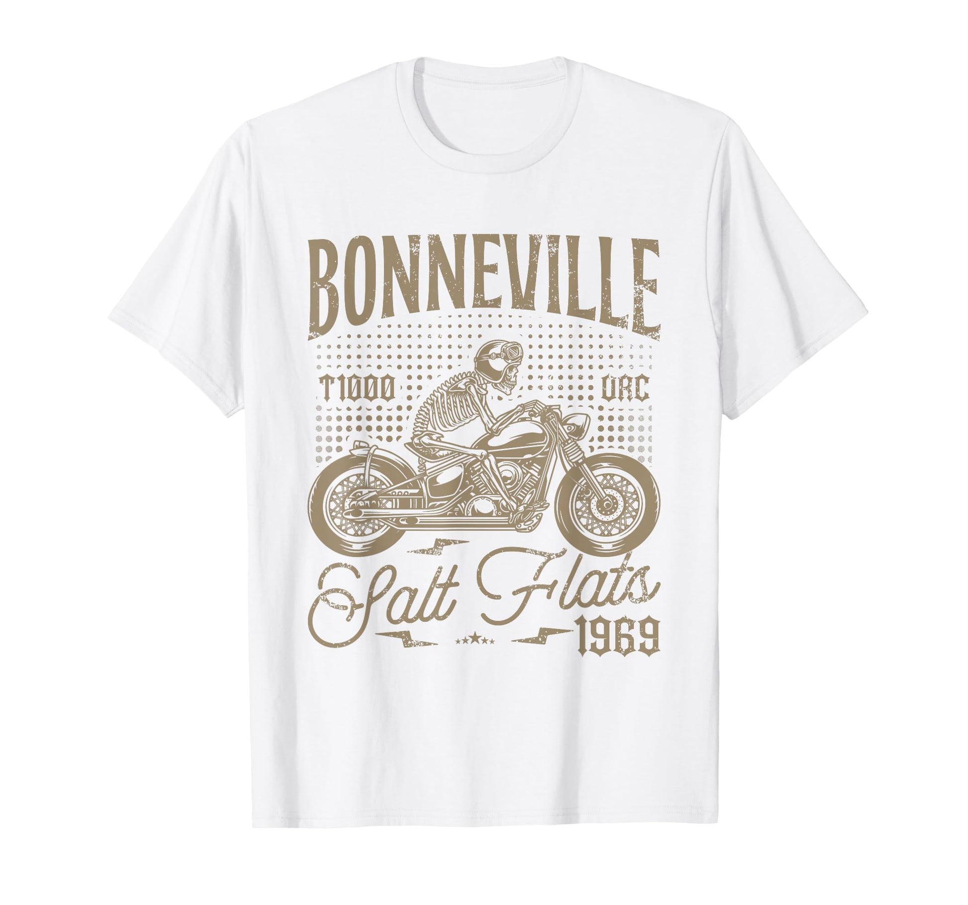 Bonneville Salt Flats Motorcycle T-Shirt - Fun Novelty Design for Adults - T-Shirt, Sweatshirt, Hoodie