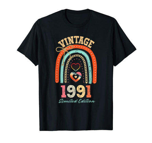 1991 31 Year Old 31St Birthday Boho T-Shirt - Unique Graphic Men Women - T-Shirt, Sweatshirt, Hoodie