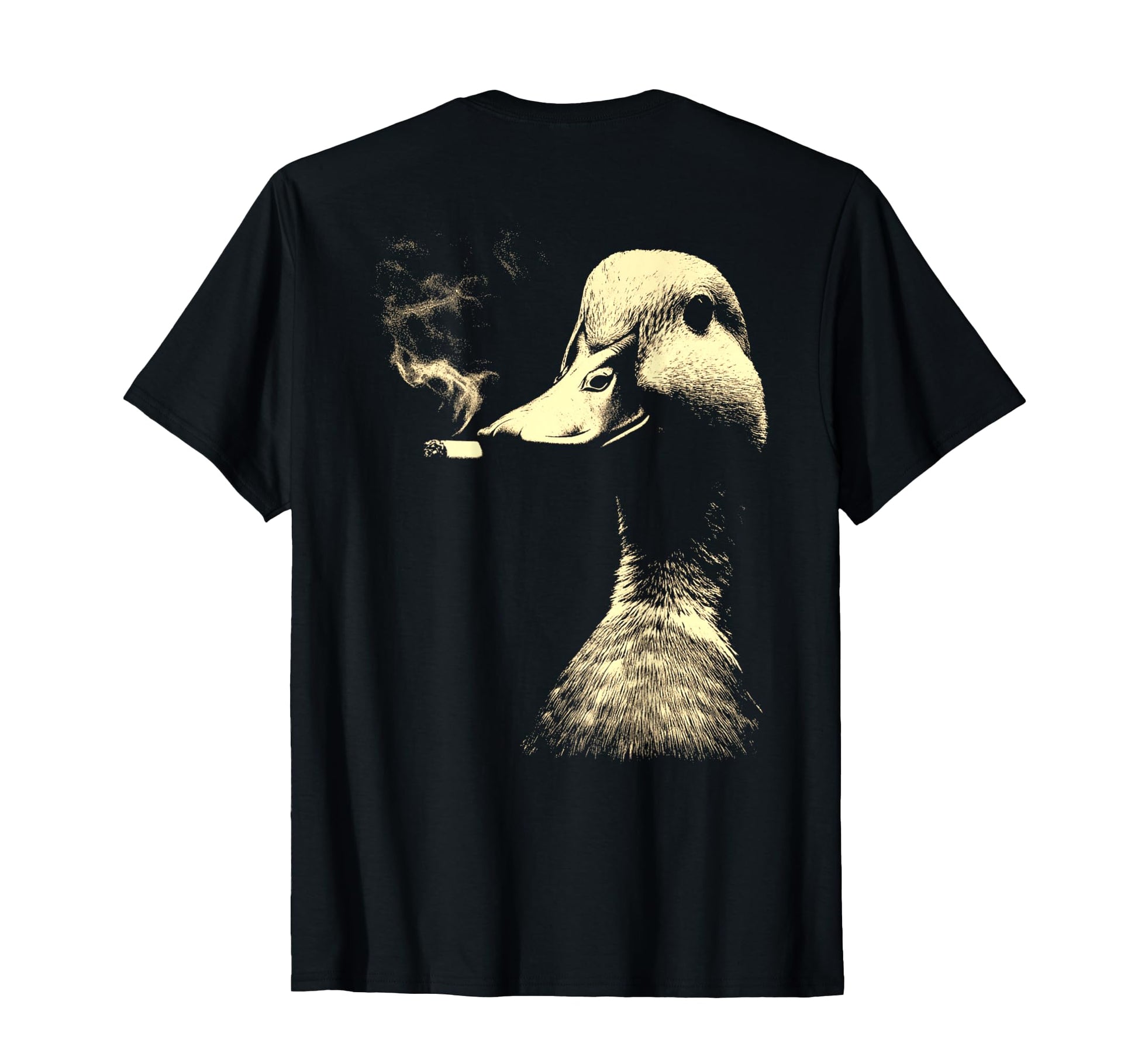 Funny Grunge Smoking Duck Animal T-Shirt - Streetwear Style for Adults - T-Shirt, Sweatshirt, Hoodie