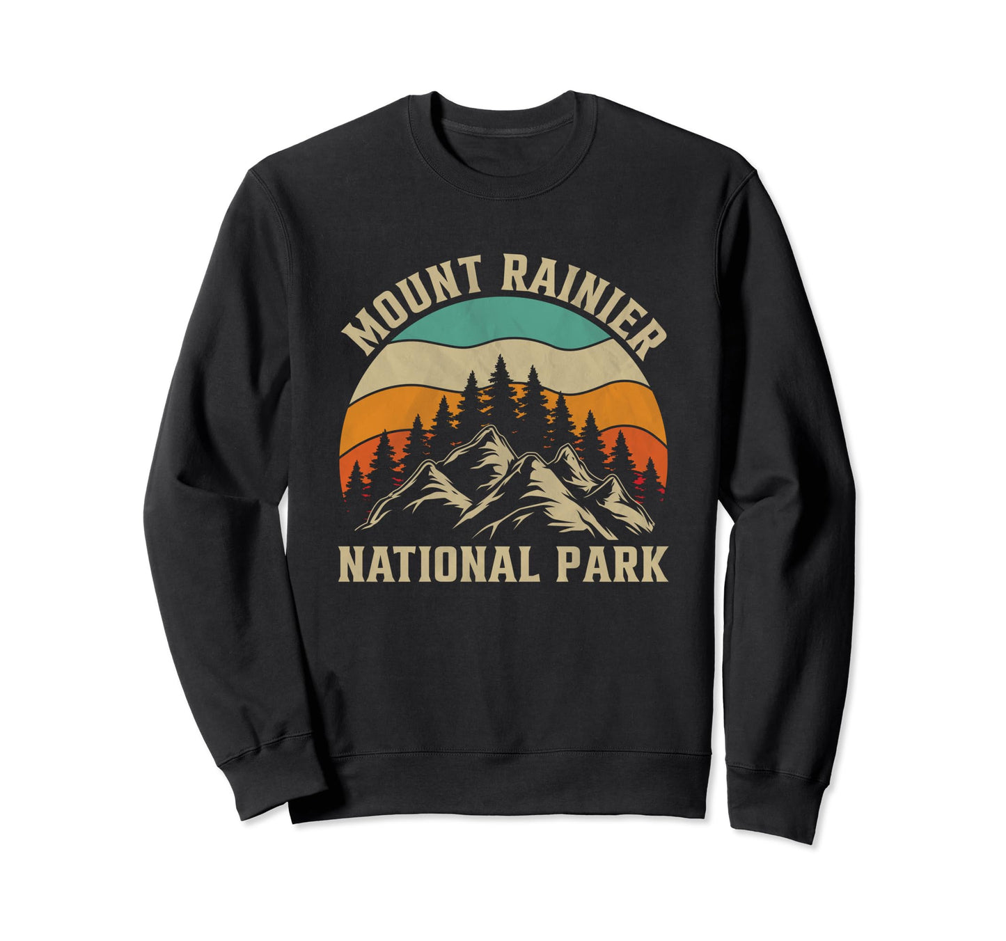 Mount Rainier National Park Sweatshirt - Aesthetic Graphic for Adults - T-Shirt, Sweatshirt, Hoodie