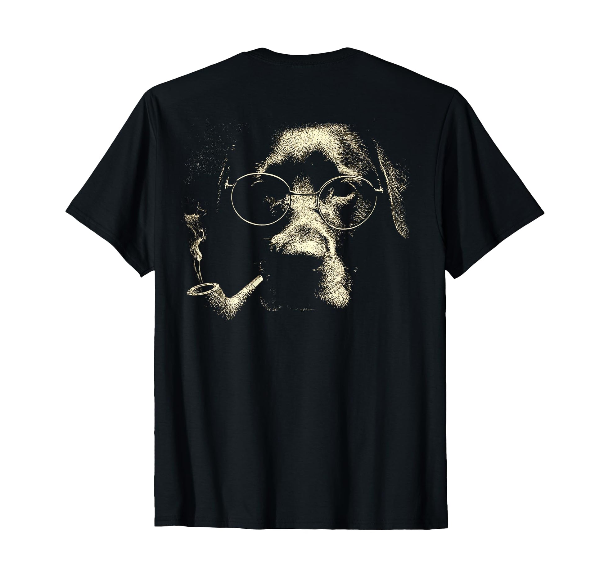 Labrador Retriever Glasses Smoking T-Shirt - Aesthetic Graphic Men Women - T-Shirt, Sweatshirt, Hoodie