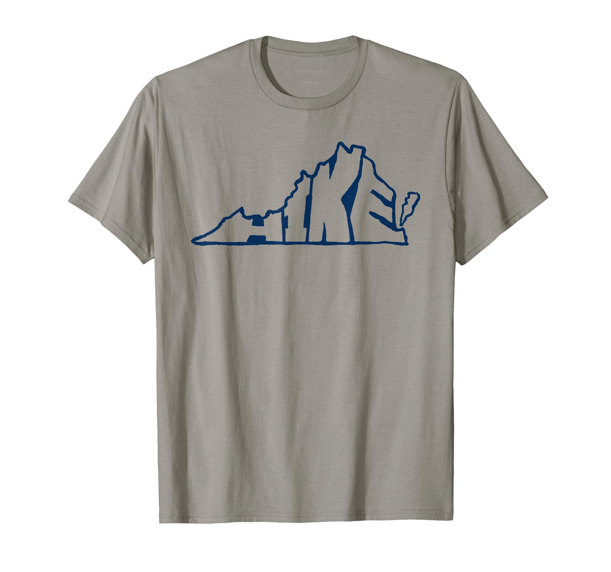 Hike Virginia Outdoor Hiking Typography T-Shirt - Unique Graphic Unisex - T-Shirt, Sweatshirt, Hoodie