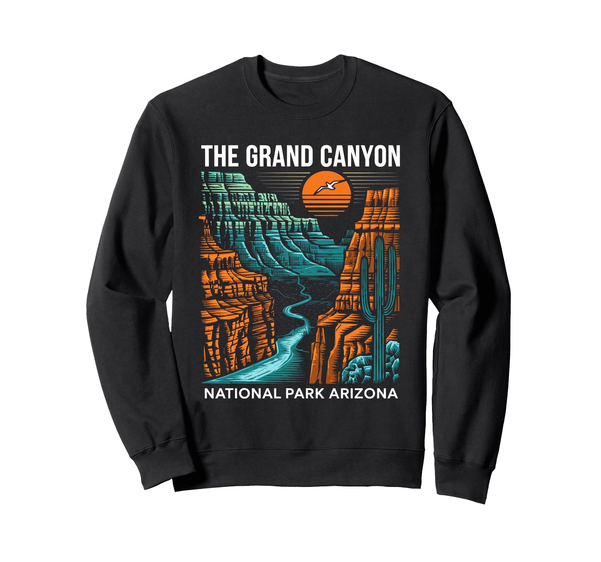 Grand Canyon National Park Arizona Hike Sweatshirt - Unique Graphic Unisex - T-Shirt, Sweatshirt, Hoodie