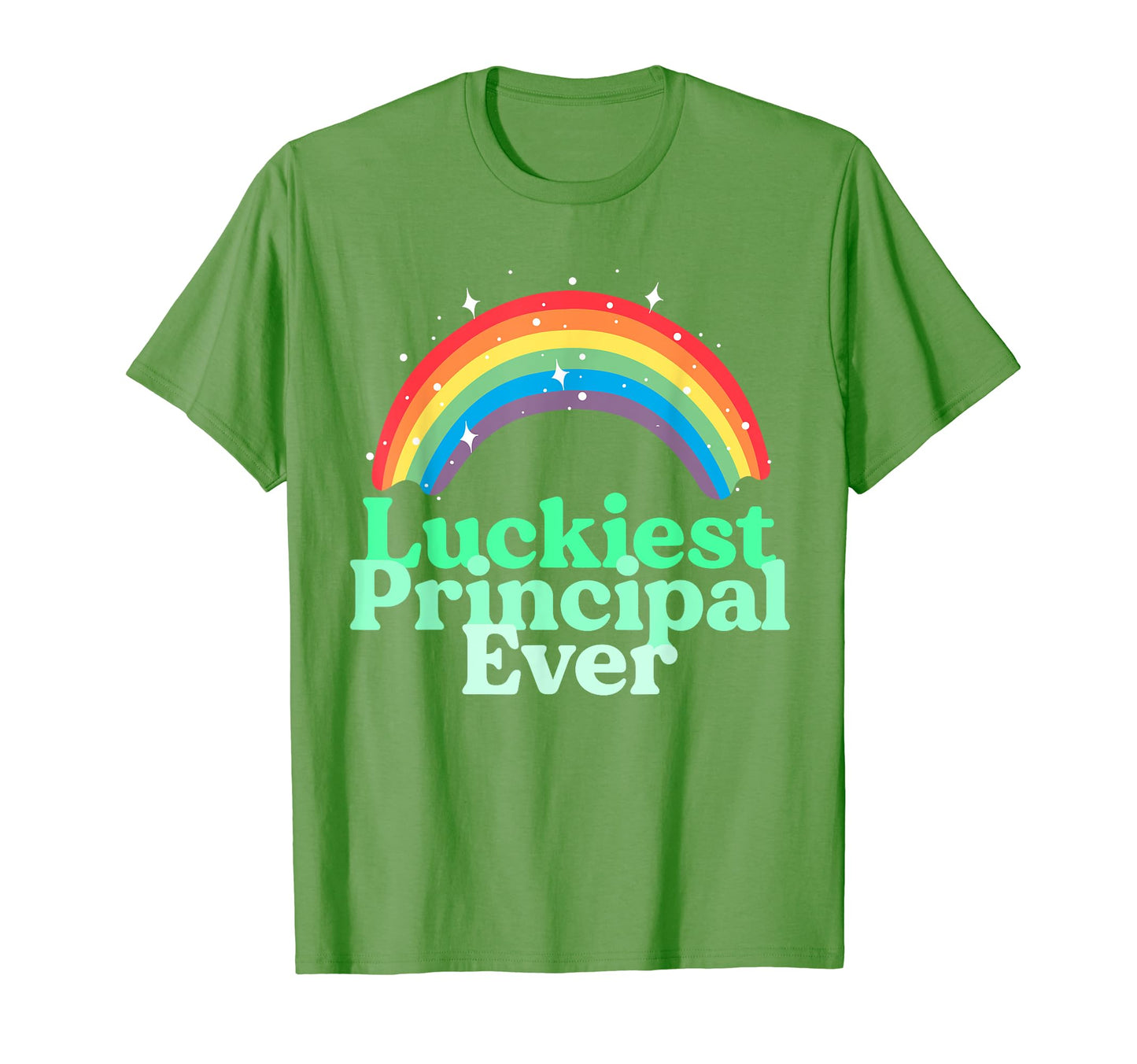 Luckiest Principal St Patricks Day School T-Shirt - Novelty Apparel Unisex - T-Shirt, Sweatshirt, Hoodie