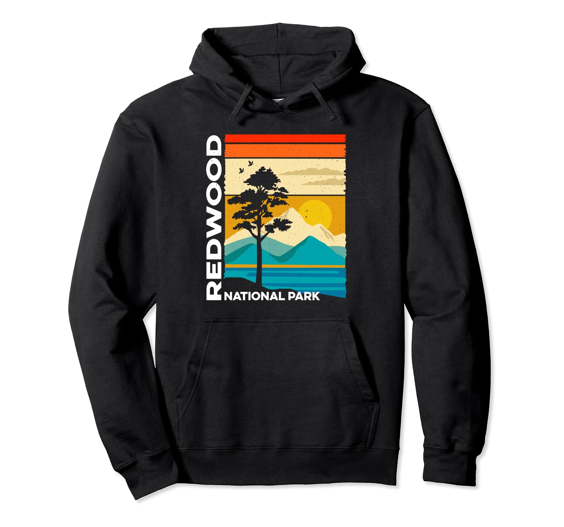 Redwood National And State Parks Hoodie - Graphic Print Men Women - T-Shirt, Sweatshirt, Hoodie