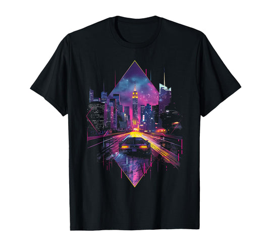 1980S 1990S Retrowave Aesthetic T-Shirt - Casual Everyday Wear Men Women - T-Shirt, Sweatshirt, Hoodie