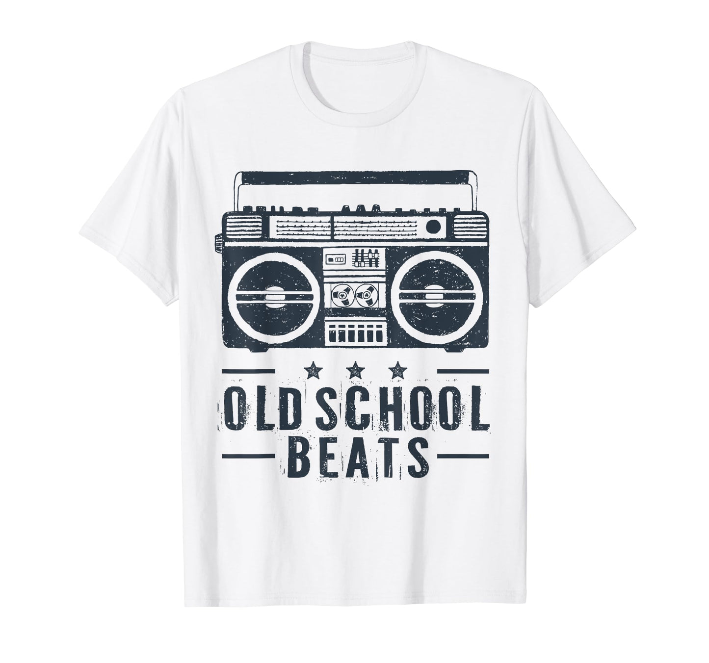 Old School Hip Hop Beats Boombox T-Shirt - Unique Graphic Unisex - T-Shirt, Sweatshirt, Hoodie