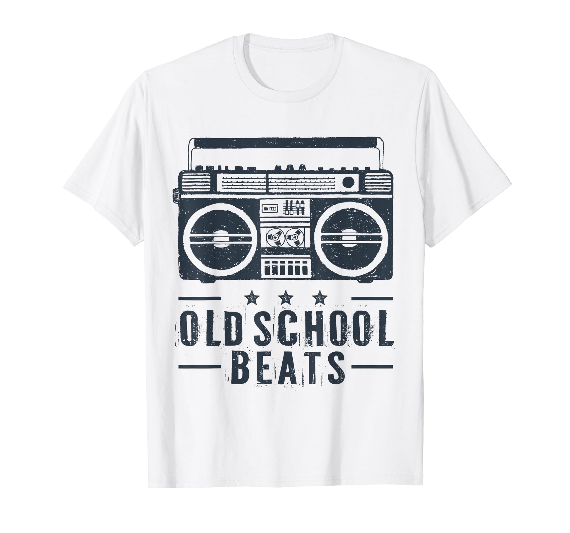 Old School Hip Hop Beats Boombox T-Shirt - Unique Graphic Unisex - T-Shirt, Sweatshirt, Hoodie
