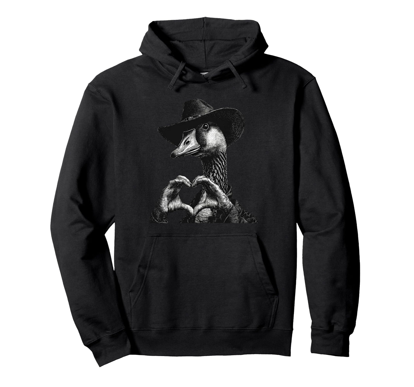 Goose Cowboy Rodeo Cowgirl Western Country Hoodie - Minimalist Print Unisex - T-Shirt, Sweatshirt, Hoodie