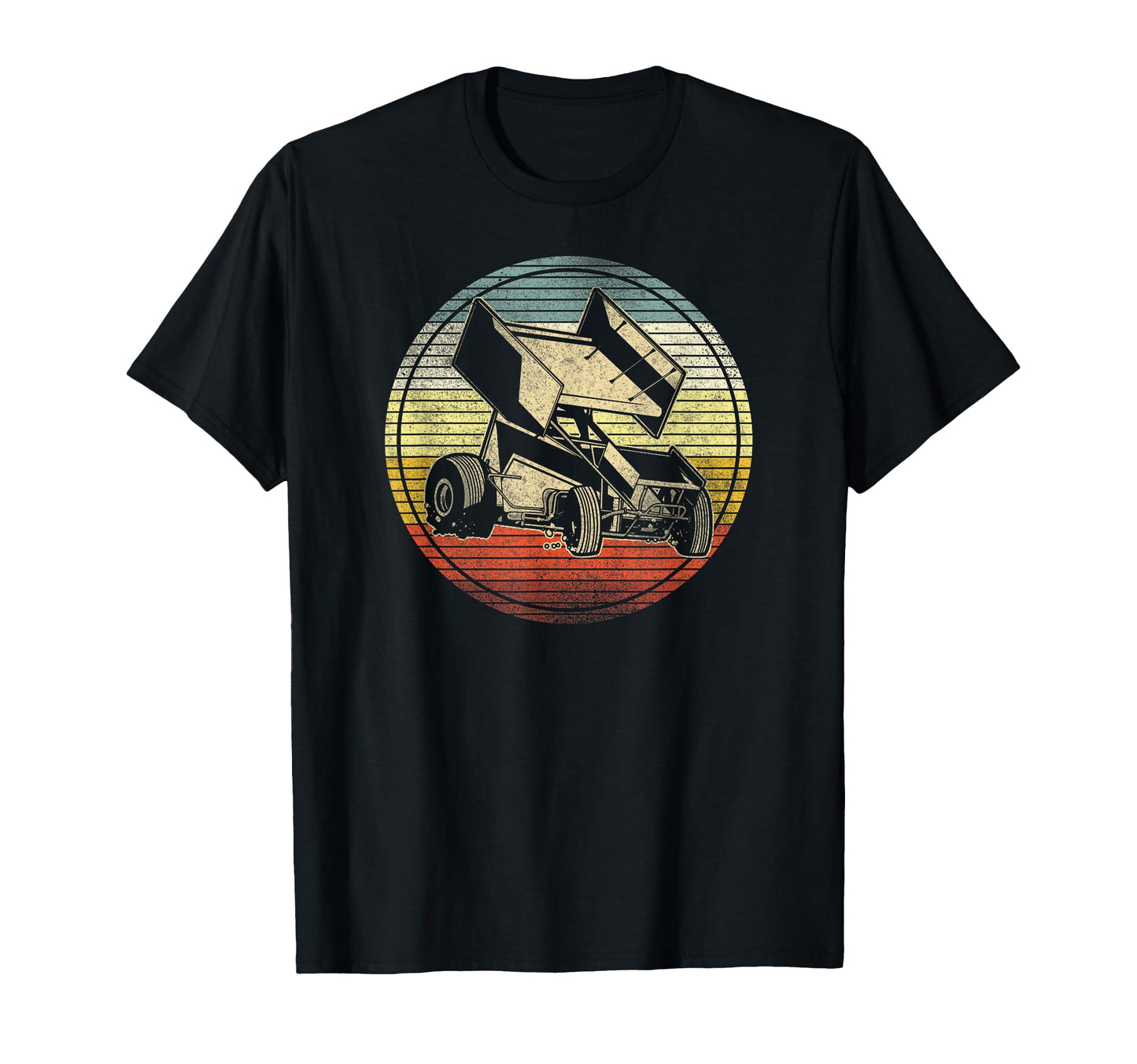 Dirt Track Racing Race Sprint Car T-Shirt - Trendy Graphic Unisex - T-Shirt, Sweatshirt, Hoodie