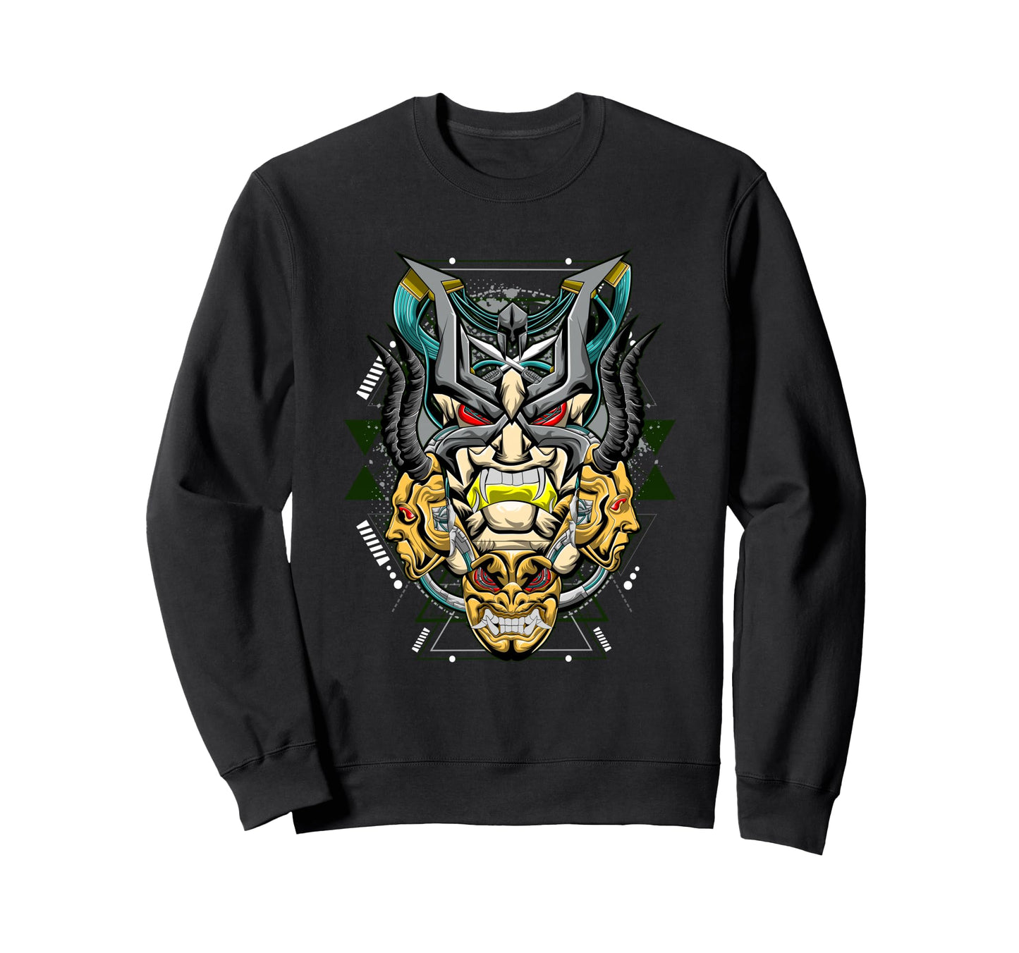 Mecha Viking Aesthetic Edgy Sweatshirt - Aesthetic Graphic Unisex - T-Shirt, Sweatshirt, Hoodie