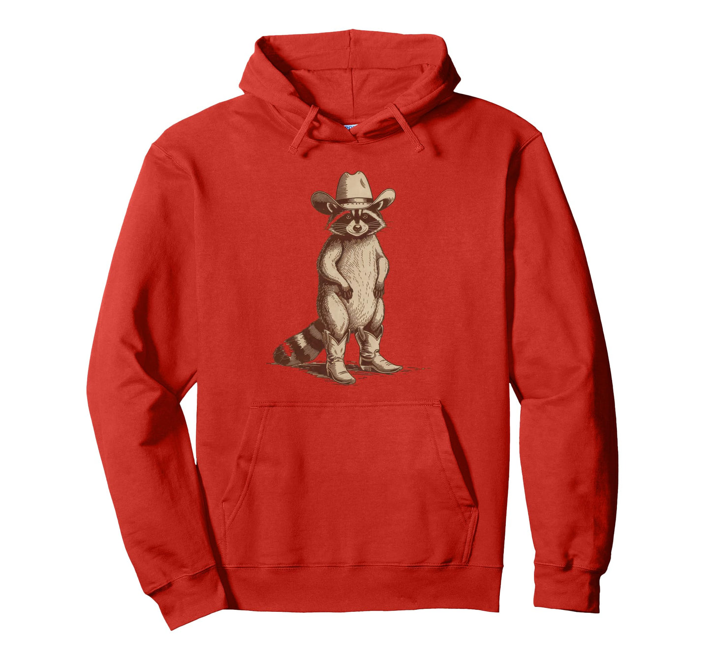 Raccoon 90S Country Music Western Hoodie - Custom Art Print for Adults - T-Shirt, Sweatshirt, Hoodie