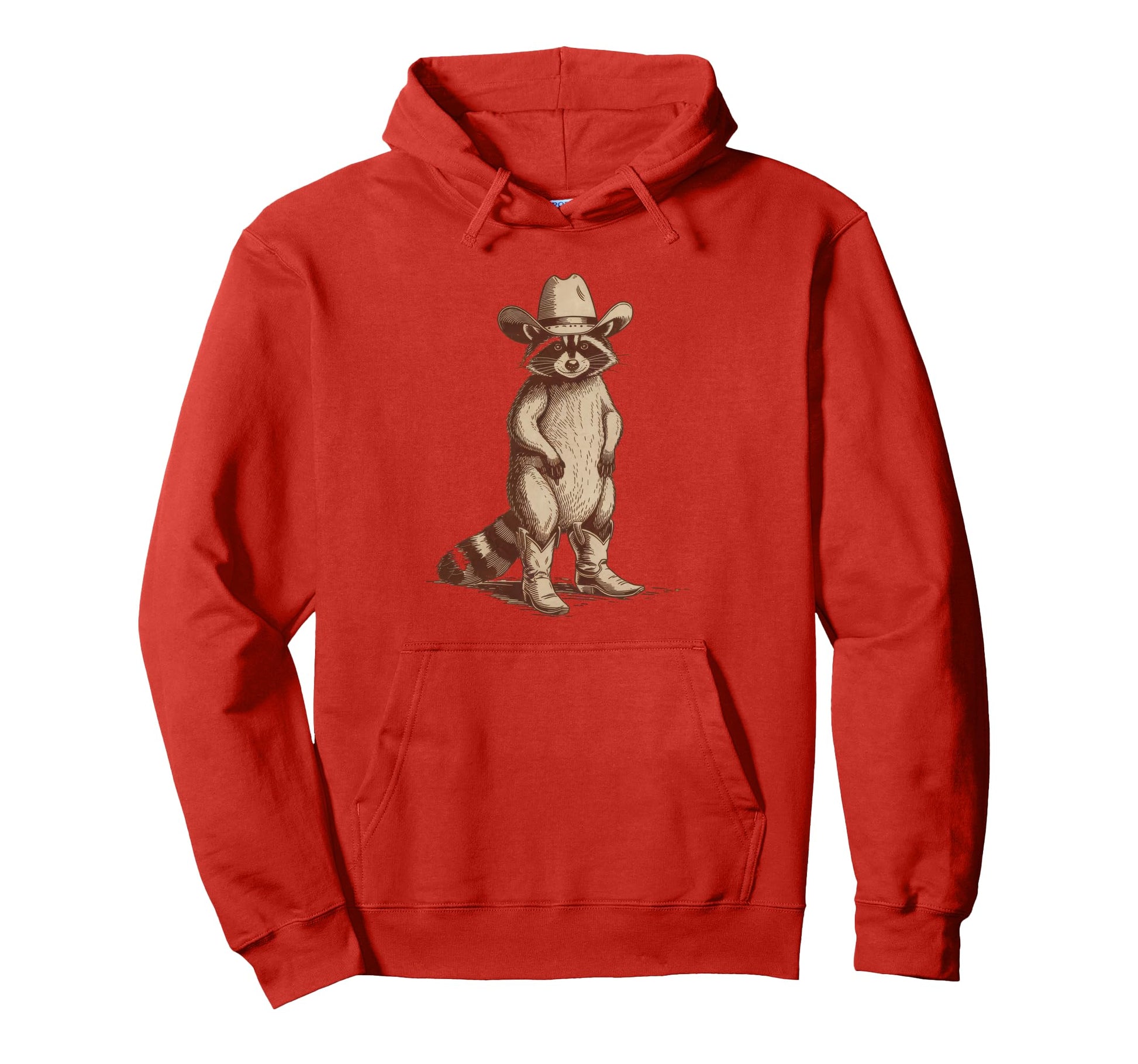 Raccoon 90S Country Music Western Hoodie - Custom Art Print for Adults - T-Shirt, Sweatshirt, Hoodie