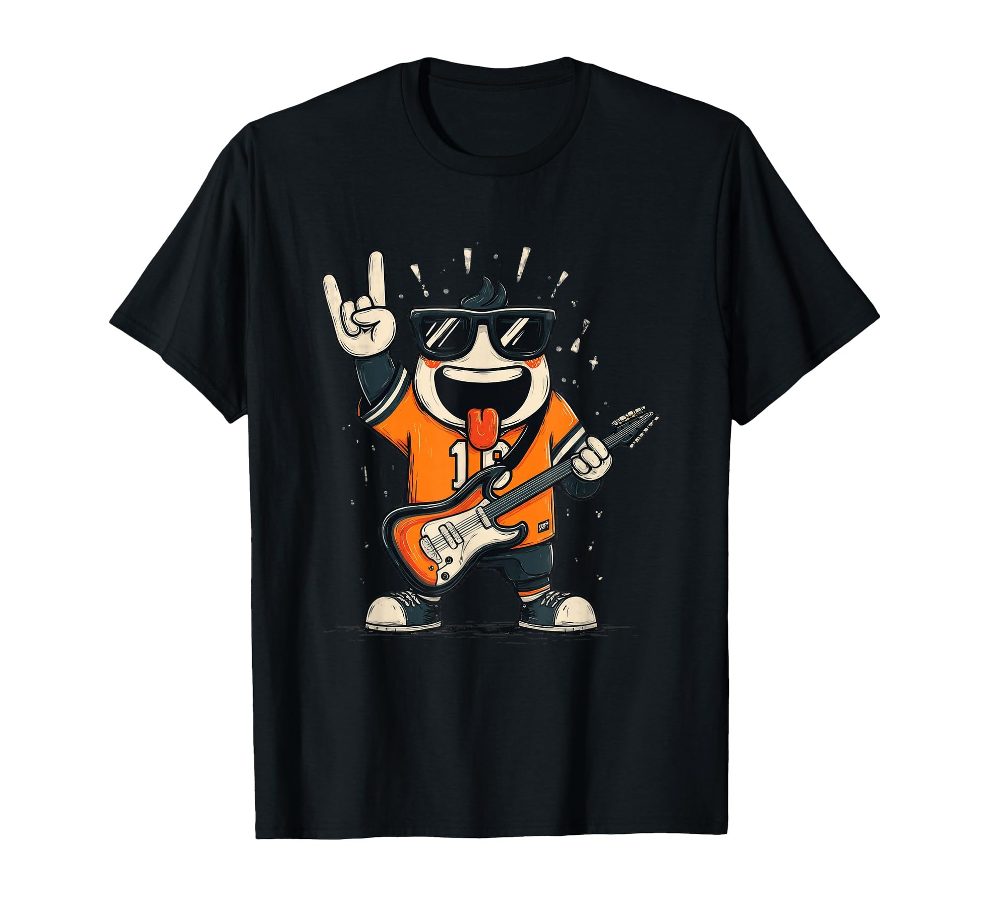 Funny Cartoon Character Rock Music T-Shirt - Streetwear Style Men Women - T-Shirt, Sweatshirt, Hoodie