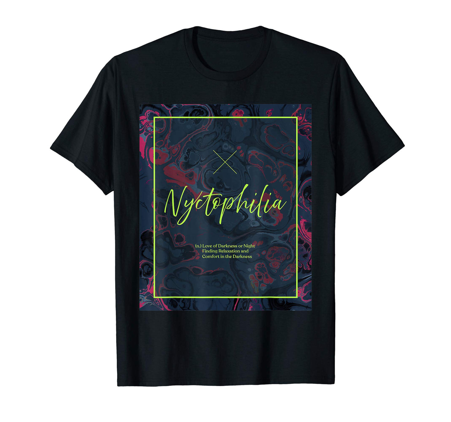 Nyctophilia Vaporwave Synthwave 80S 90S T-Shirt - Graphic Print for Adults - T-Shirt, Sweatshirt, Hoodie