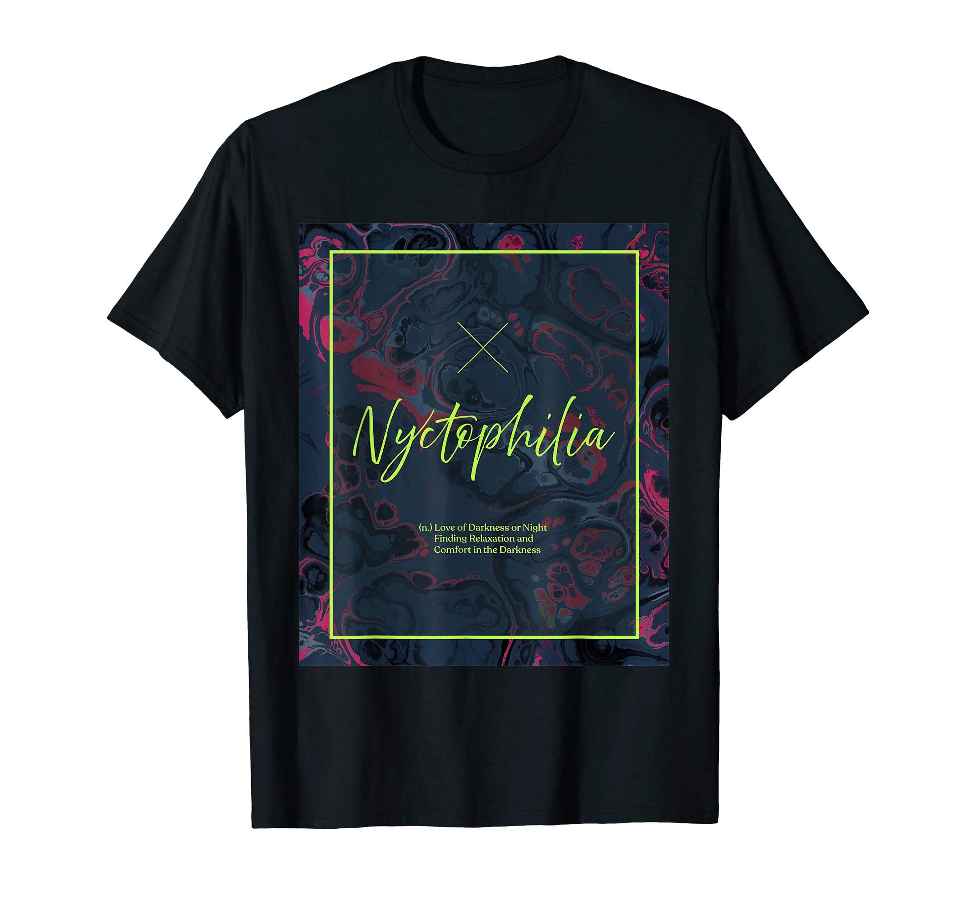 Nyctophilia Vaporwave Synthwave 80S 90S T-Shirt - Graphic Print for Adults - T-Shirt, Sweatshirt, Hoodie