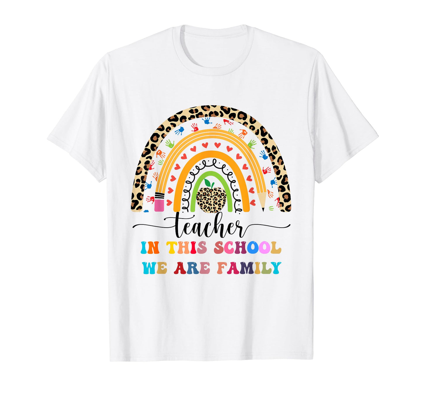 Rainbow This Class We Are Family T-Shirt - Fun Novelty Design for Adults - T-Shirt, Sweatshirt, Hoodie