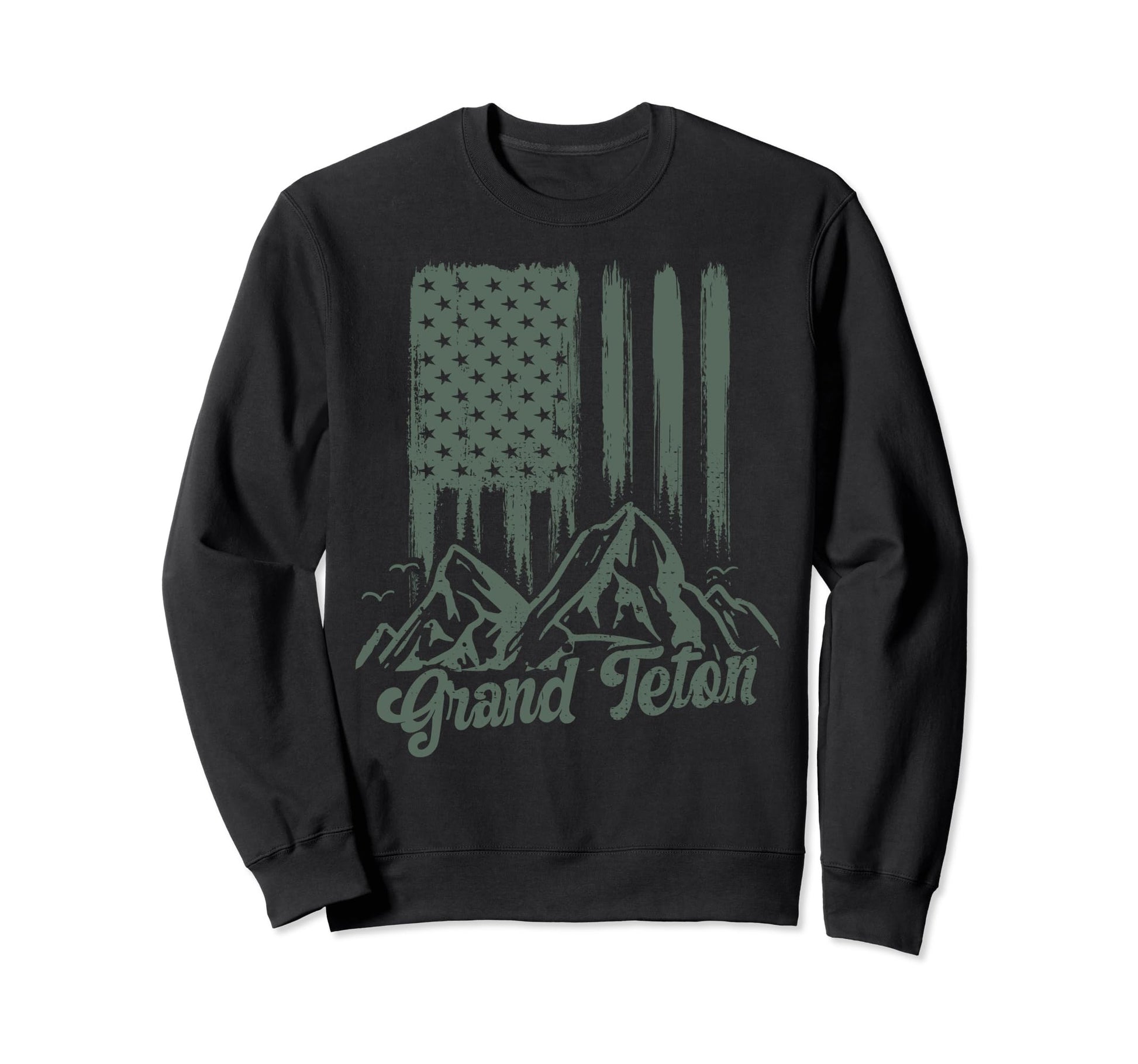 Grand Teton National Park Us Grand Sweatshirt - Minimalist Print Unisex - T-Shirt, Sweatshirt, Hoodie