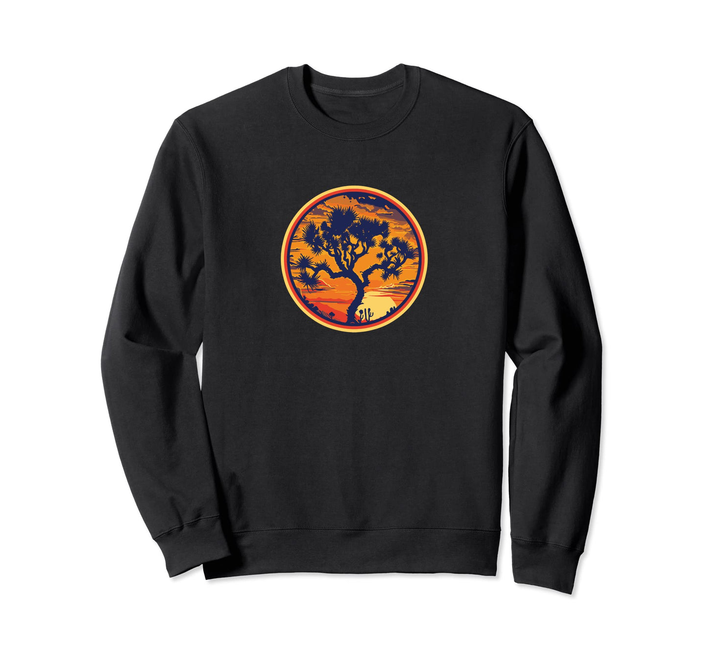 Joshua Tree Sunset National Park Sweatshirt - Streetwear Style for Adults - T-Shirt, Sweatshirt, Hoodie